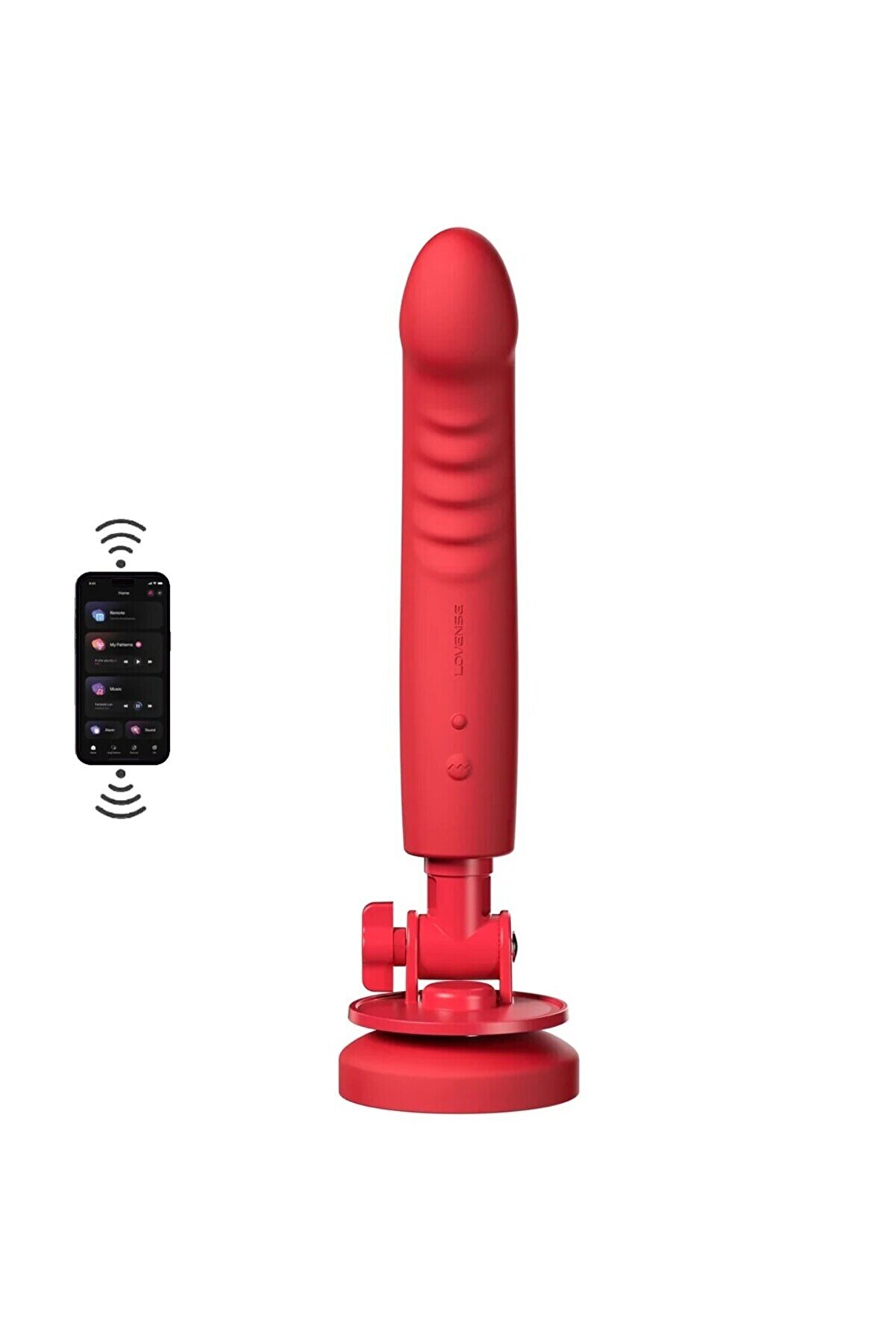 Erox Lovense Mi̇ssi̇on 2 App-Controlled Touch-Sensi̇ti̇ve Telefon Uyumlu Hareketli̇ Vi̇brat&ouml;r