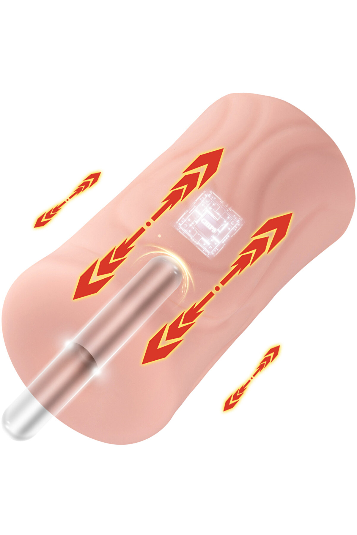 Erox No.1 Whi̇te Vagi̇na İleri̇ Geri̇ Hareketli̇ Vaji̇na Masturbat&ouml;r