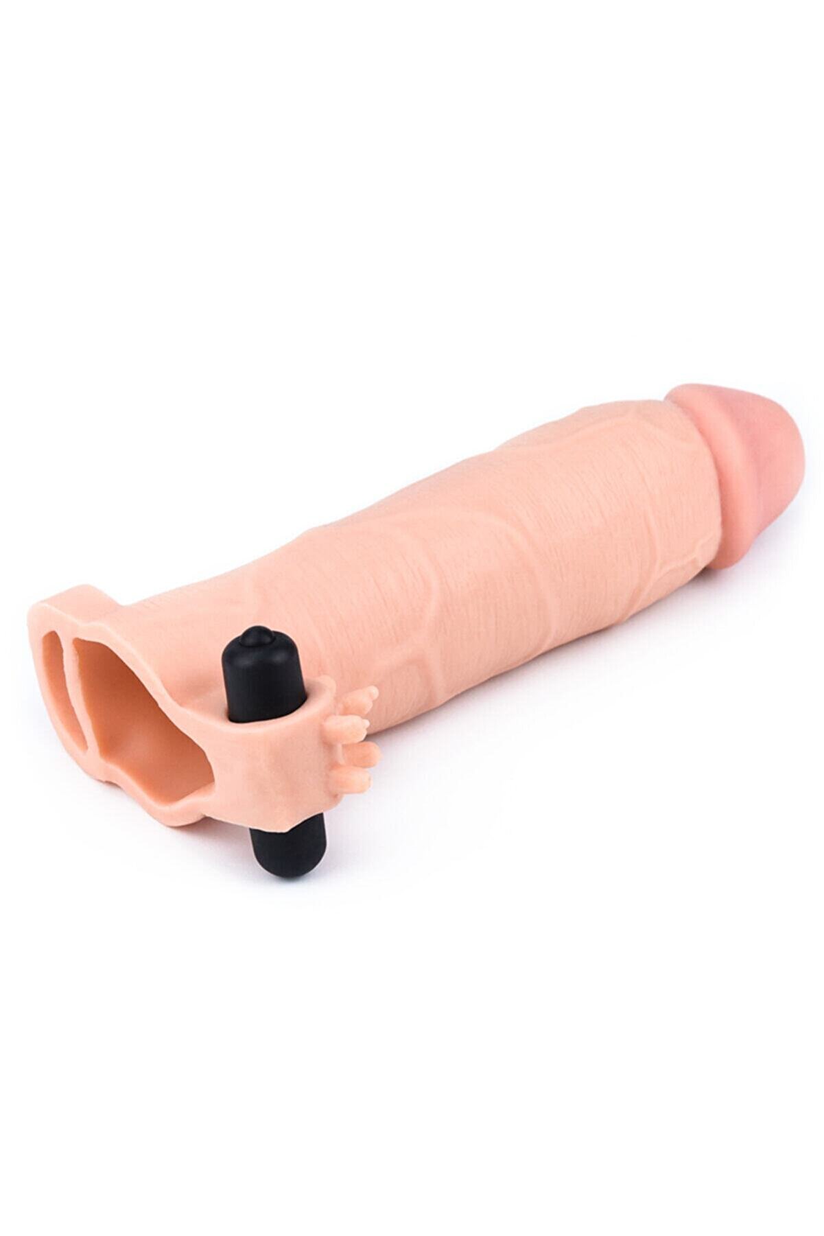 Lovetoy Pleasure X-Tender Ti̇treşi̇mli̇ 76 Mm Uzatmalı Peni̇s Kılıfı