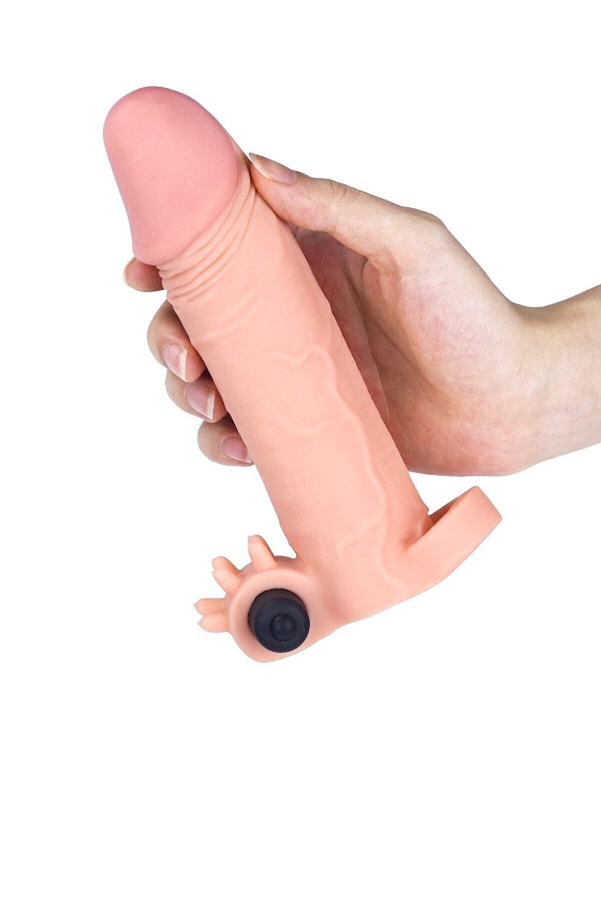 Erox Ms Tam Kavrayan Kali̇teli̇ Lovetoy Pleasure X-Tender Ti̇treşi̇mli̇ 50 Mm Uzatma Ilaveli̇ Peni̇s Kılıfı