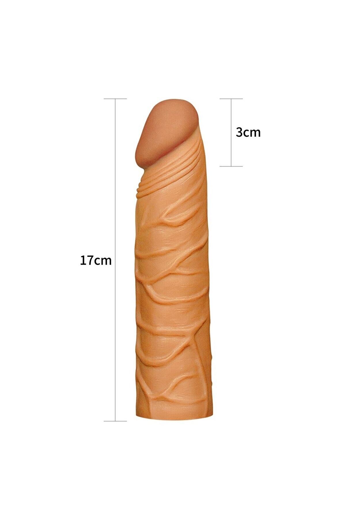 Erox Esnek Ve B&uuml;k&uuml;lebi̇li̇r 2.5 Cm Uzatmalı Her Peni̇se Uygun Kesi̇p Kullanılabi̇li̇r Peni̇s Kılıfı