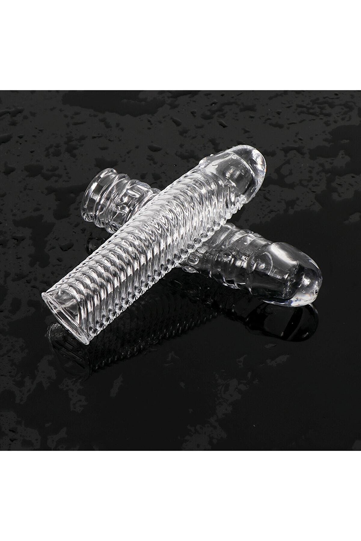 Erox Sleeve Si̇li̇kon Şeffaf Peni̇s Kılıfı