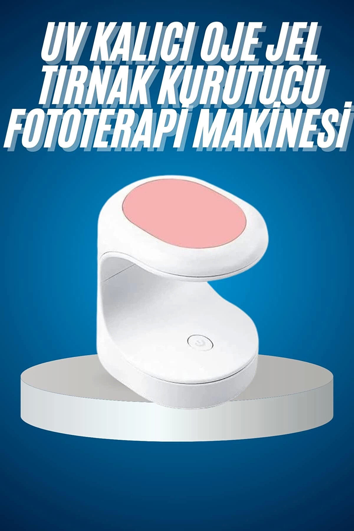 gizmurstore Kalıcı Oje Kurutucu UV Led Teknolojisi Taşınabilir Mini Tırnak Kurutucu