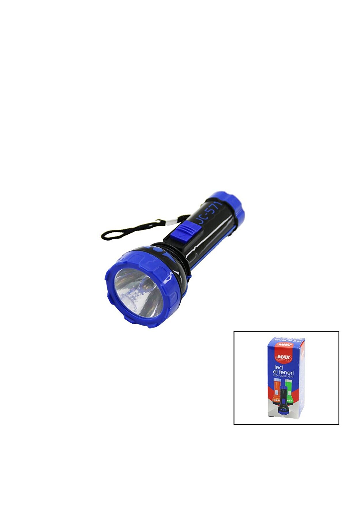 Go İthalat Pi̇lli̇ Mi̇ni̇=11.2Cm Led El Feneri̇ 75L&uuml;men Output 1.5V Renkli̇ Plasti̇k (4457)