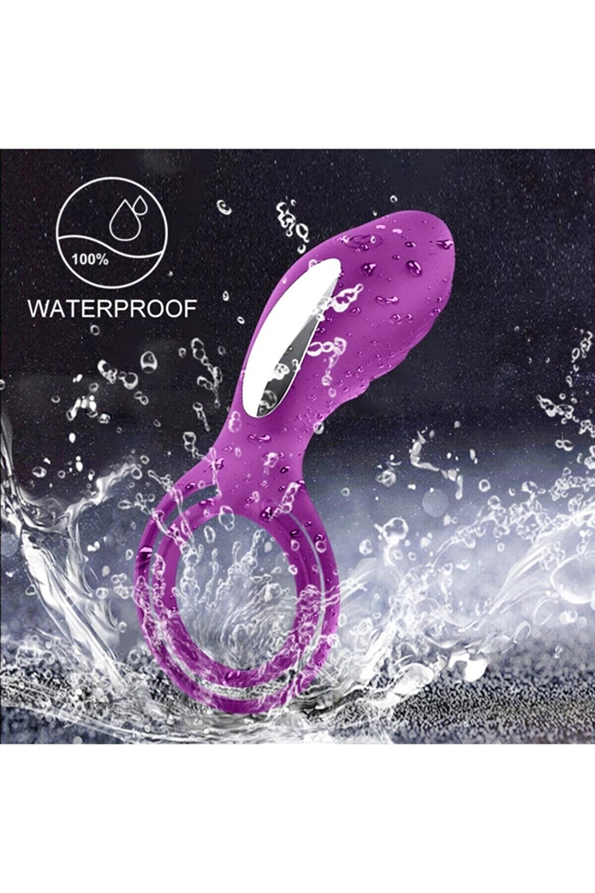 Erox Pri̇vate Body Safe Black &Ccedil;ok Y&ouml;nl&uuml; Uzaktan Kumandalı Peni̇s Halkası Anal Vi̇brat&ouml;r