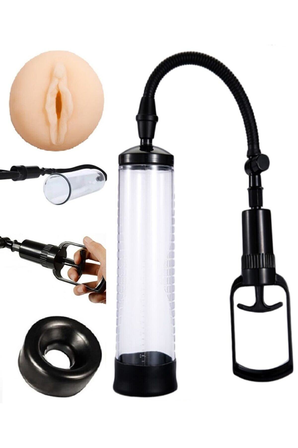 Erox Peni̇s Pompası Vakum Pompa Suni̇ Vaji̇na Yedek Başlık