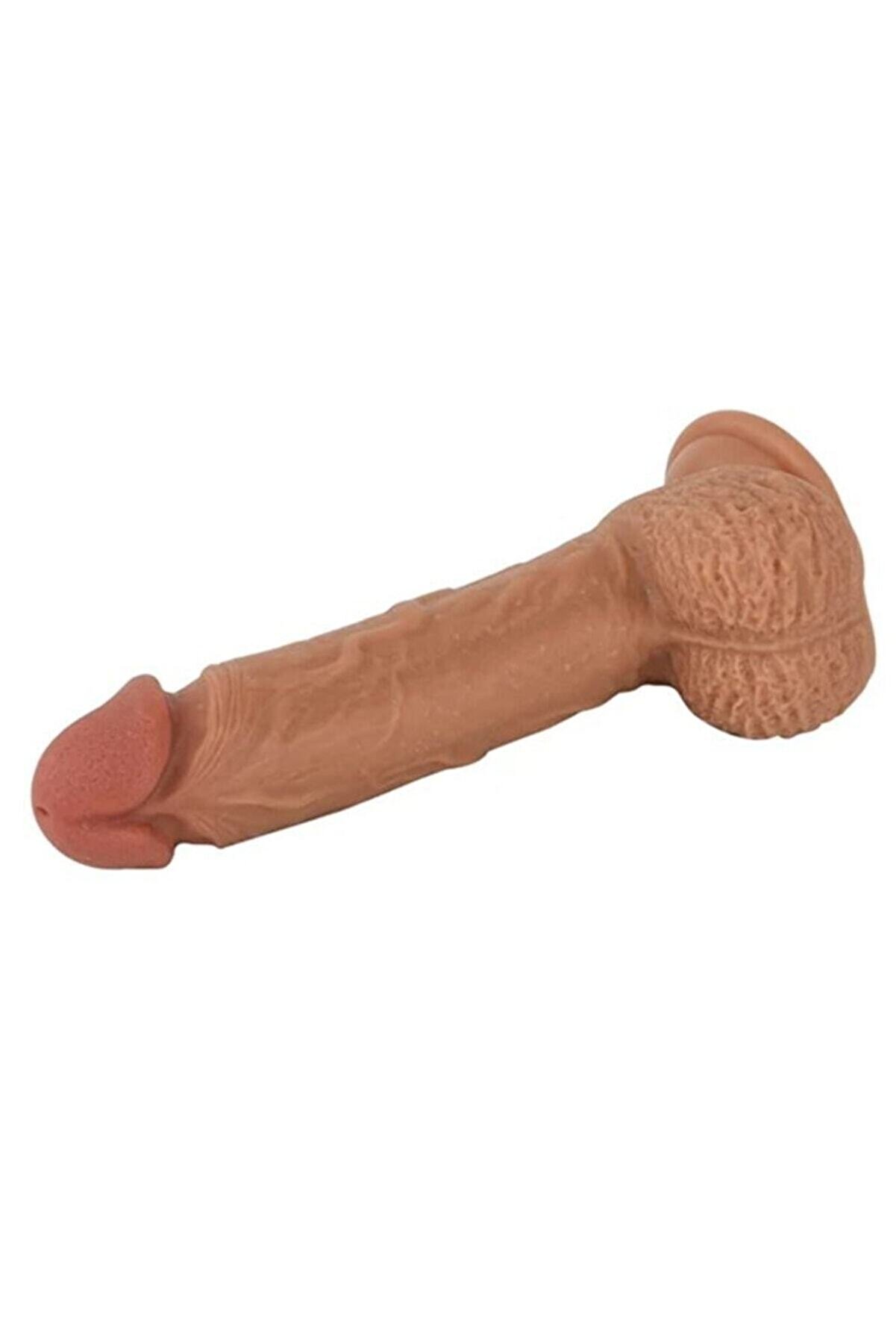 Meyrabest Di̇ldo Seri̇es &Ccedil;i̇ft Katmanlı Ger&ccedil;ek Ten Dokusu Reali̇sti̇k Peni̇s