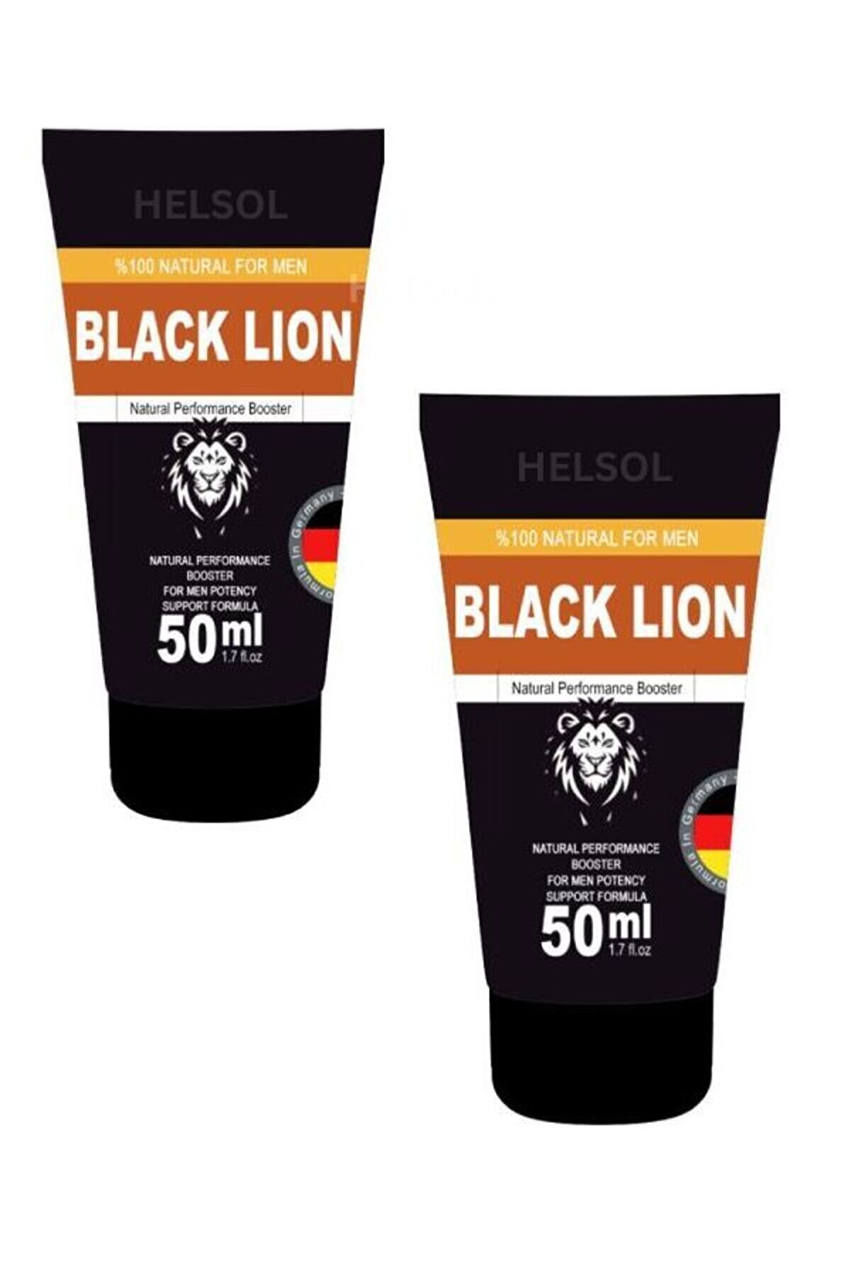 Adoil Black Lion Gel 5x Erkeklere Özel Sertleşme Jeli X 2 Adet