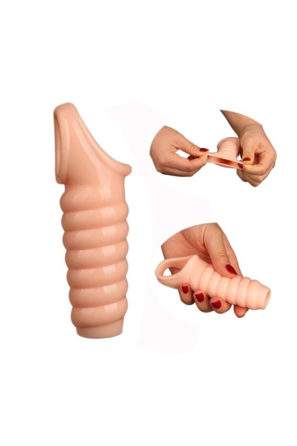 Erox Boğumlu Yarım Peni̇s Kılıfı