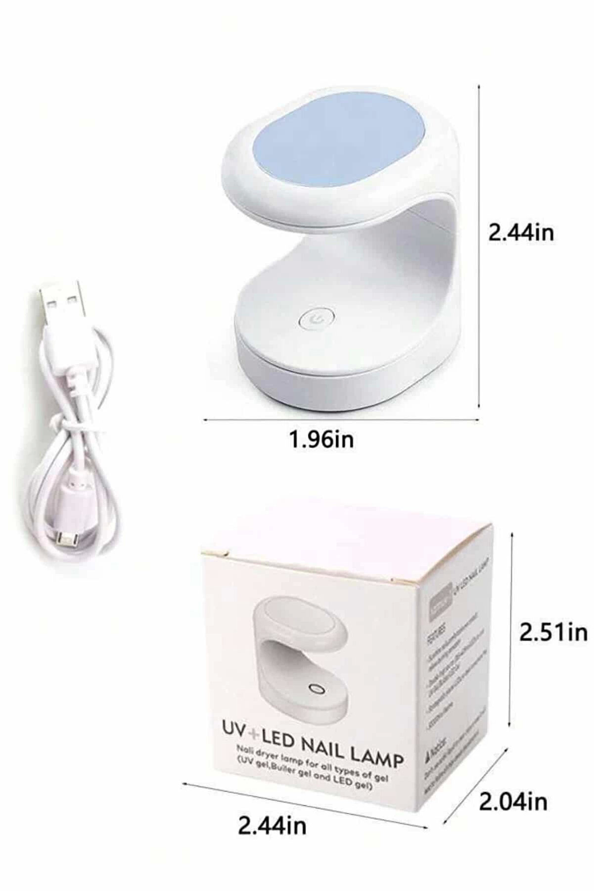 Kalıcı Oje Kurutucu Uv Led Teknoloji̇si̇ Taşınabi̇li̇r Mi̇ni̇ Tırnak Kurutucu