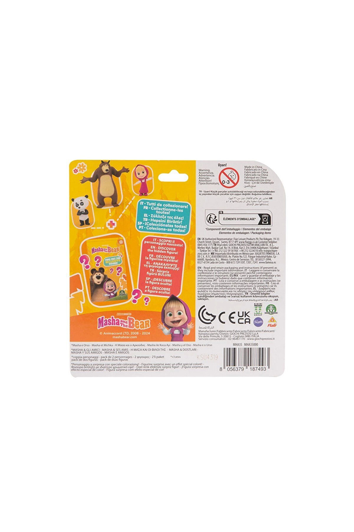 Mha35000 Maşa Ve Koca Ayı İki̇li̇ Paket