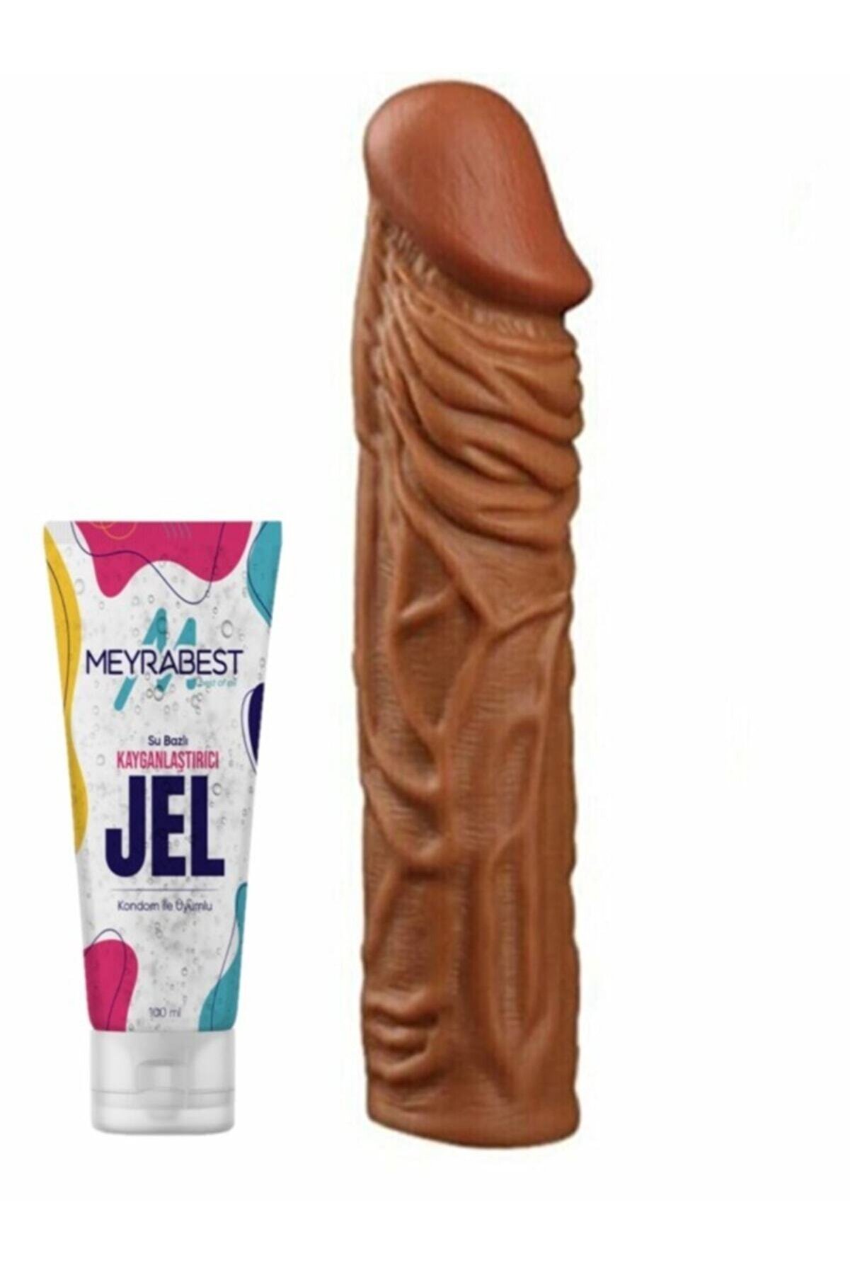 Erox Ger&ccedil;ekci̇ Et Dokulu Ve Ger&ccedil;ekci̇ G&ouml;r&uuml;n&uuml;ml&uuml; Uzatmalı Peni̇s Kılıfı