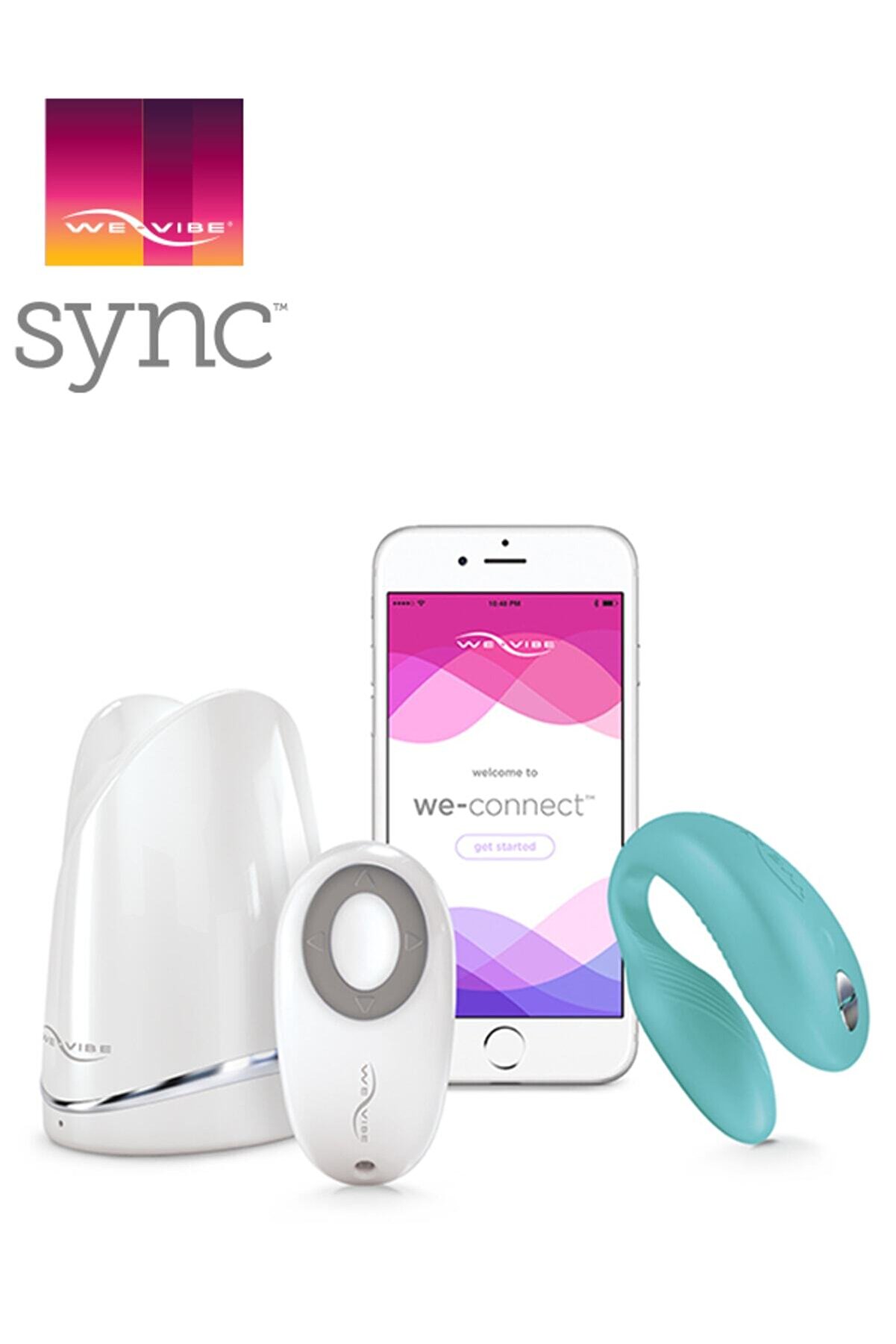 We-Vi̇be Sync Aqua Telefon Uyumlu Ve Uzaktan Kumandalı Gi̇yi̇lebi̇li̇r Vi̇brat&ouml;r