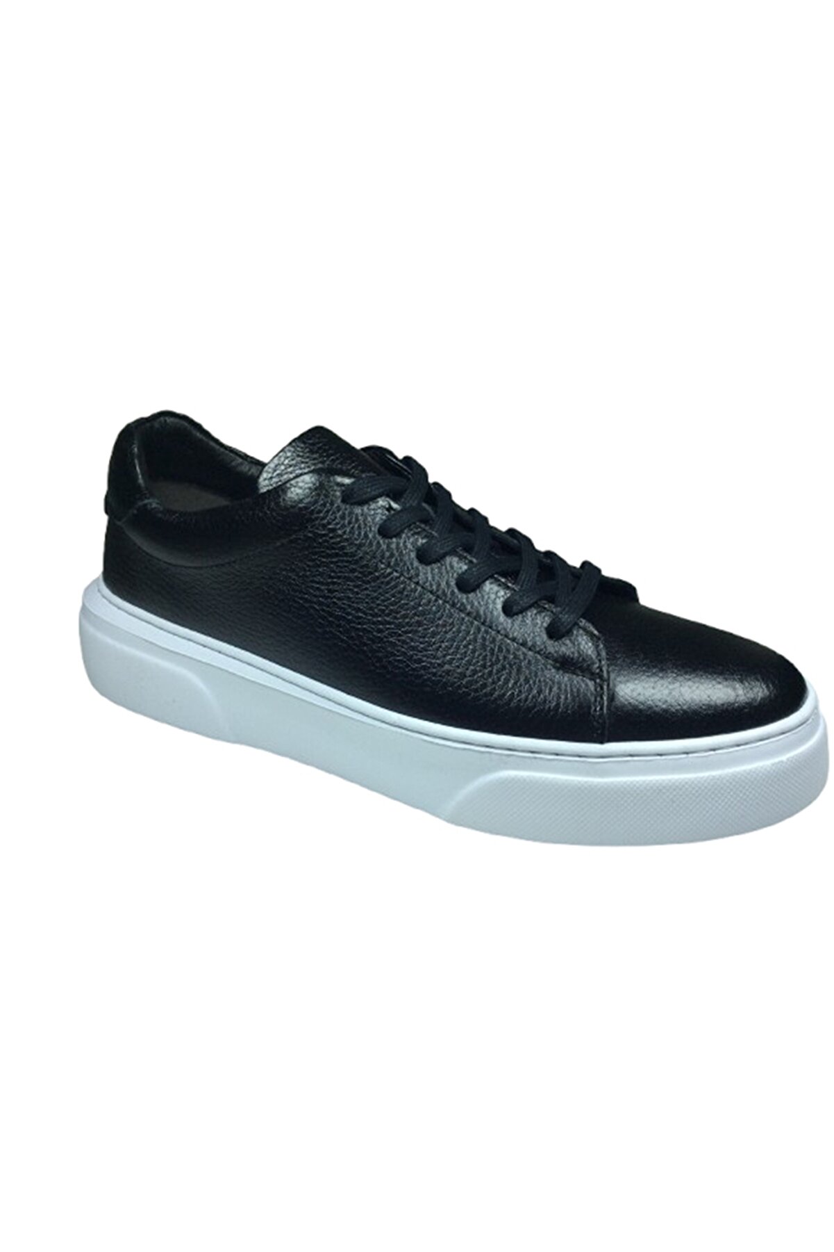 Ortopedi̇kal 2008 Ortopedi̇kal Prd 2010 Klt Si̇yah Beyaz Erkek Ayakkabı % 100 Deri̇ Bağcıklı
