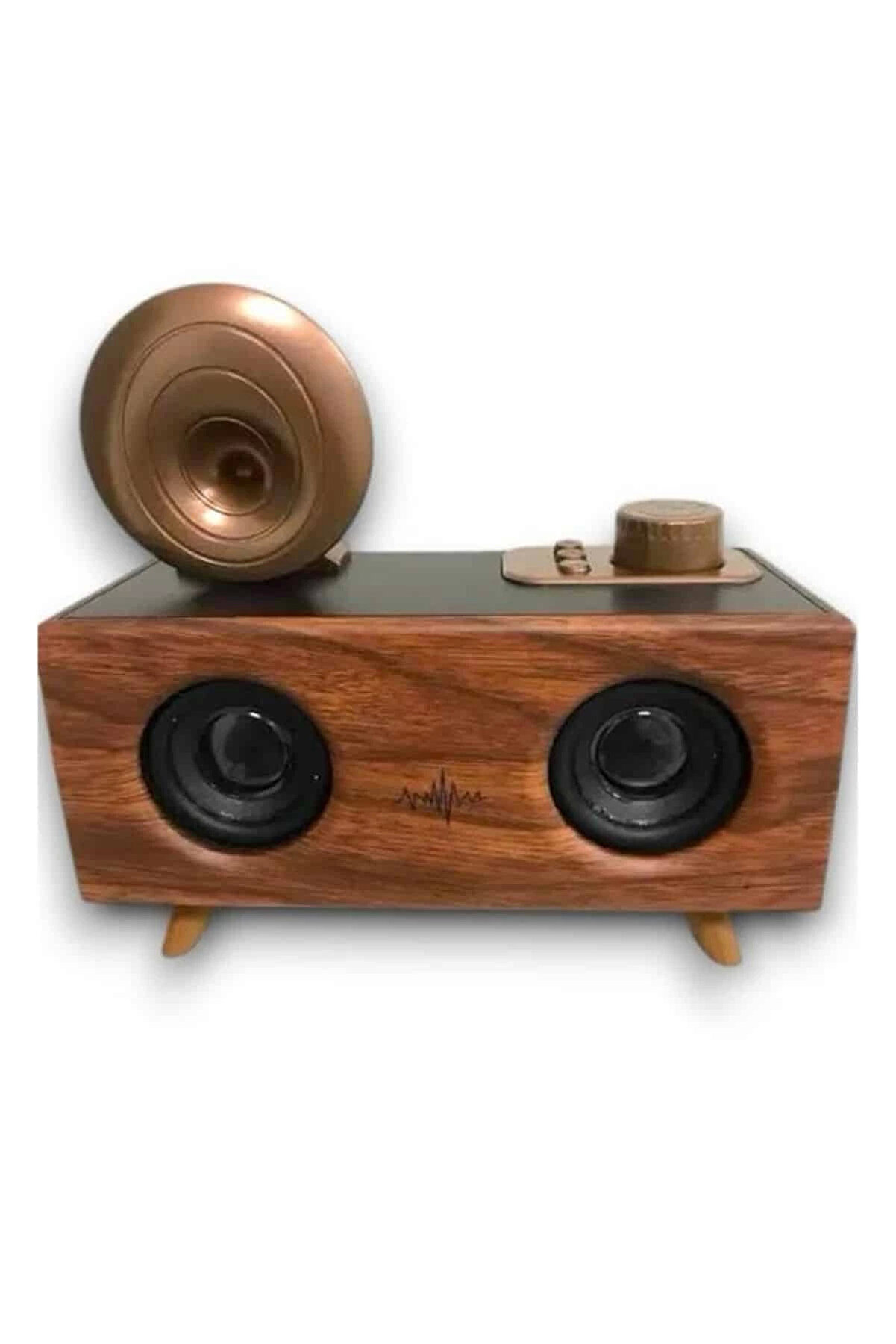 Nostalji̇k Radyo Bluetooth Bağlantılı Şarjlı Yüksek Ses Kali̇teli̇
