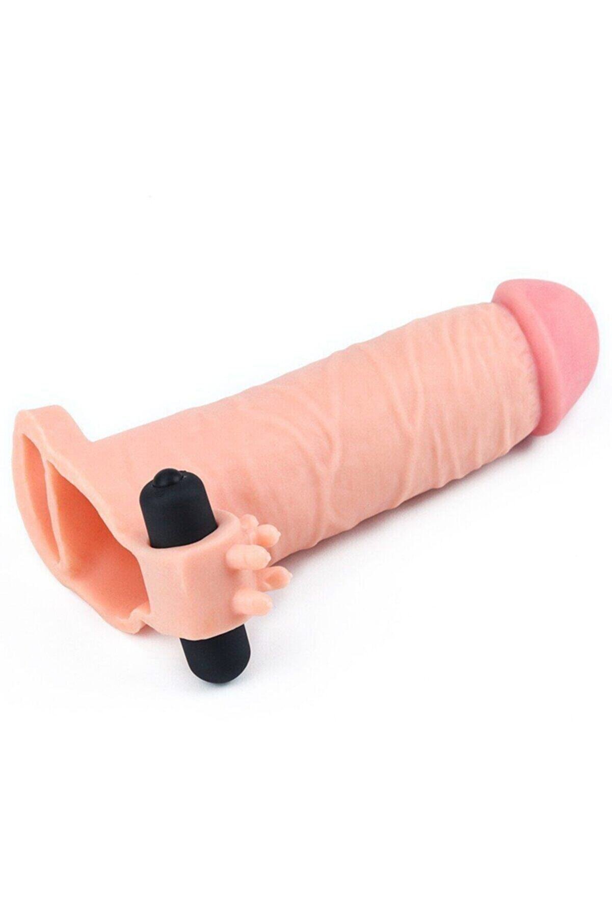 Erox 3 Cm Dolgu Ti̇treşi̇mli̇ Reali̇sti̇k Kılıfı Jel