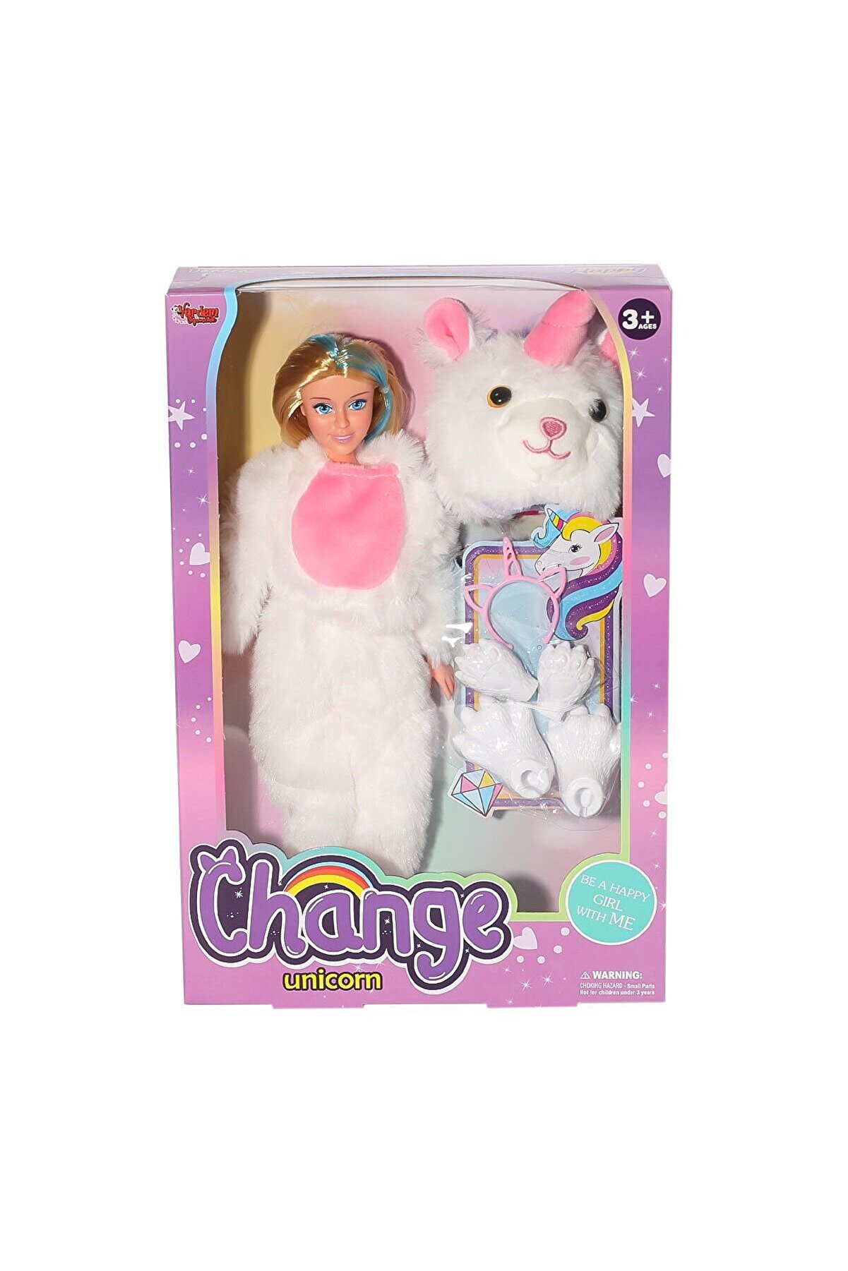 Hayvan Kostümlü Aksesuarlı 11,5Inc Bebek