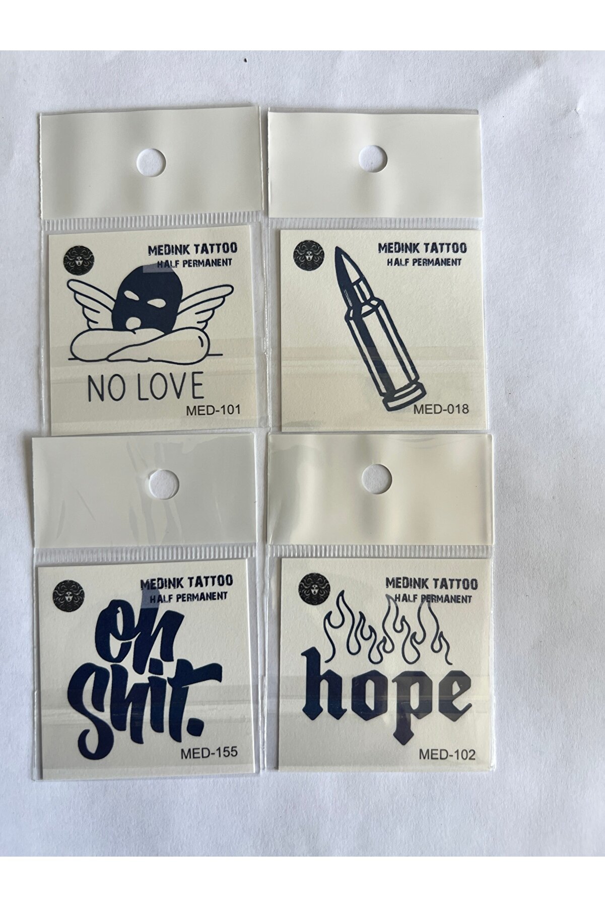 Ai̇rbrush Tattoo Melek 4 Adet Bi̇rden Mi̇ni̇mal 3 Hafta Kalıcı Geçi̇ci̇ Dövme Seti̇