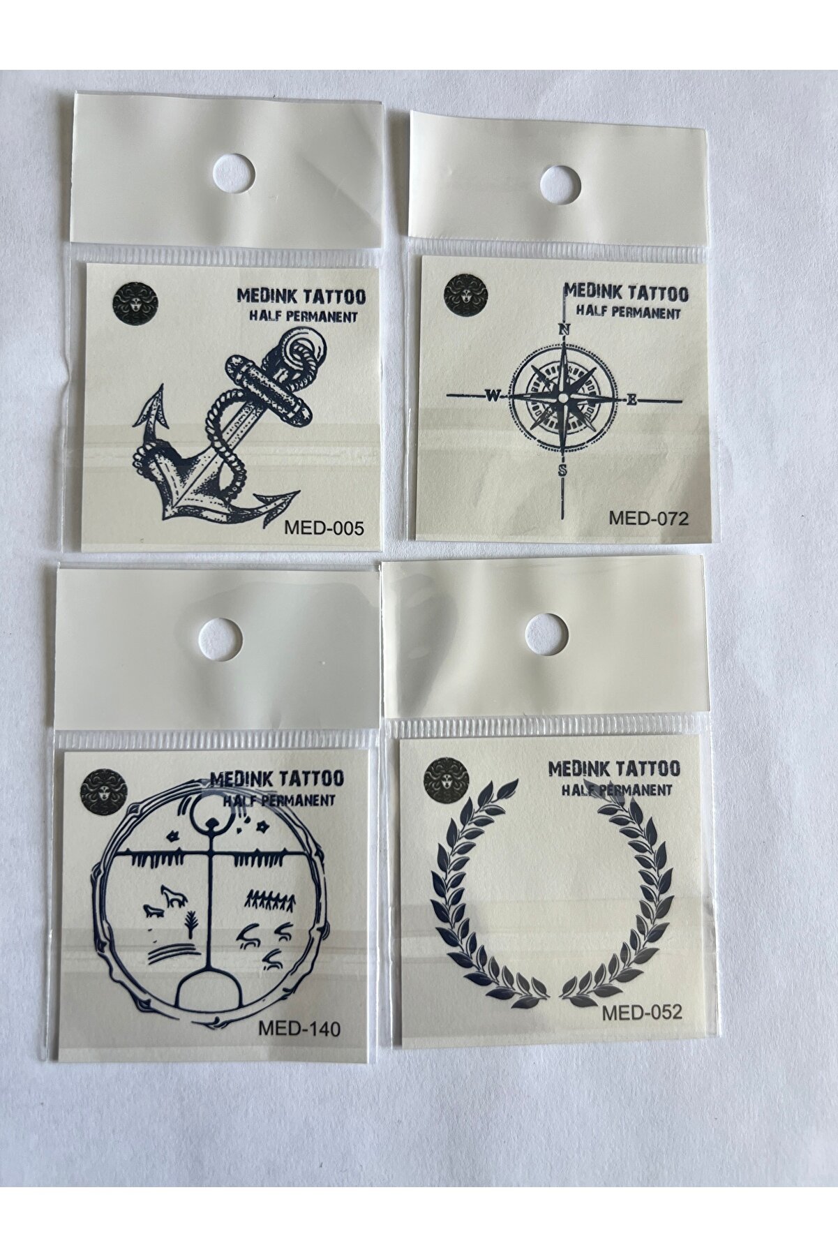 Ai̇rbrush Tattoo Çapa 4 Adet Bi̇rden Mi̇ni̇mal 3 Hafta Kalıcı Geçi̇ci̇ Dövme Seti̇