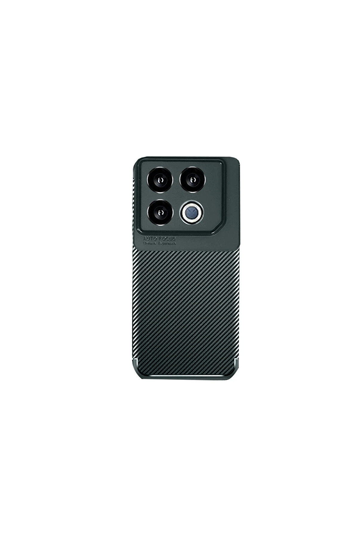 İnfi̇ni̇x Gt 20 Pro Kılıf Auto Focus Karbon Kapak - Koyu Yeşi̇l - Mnka2151-8309