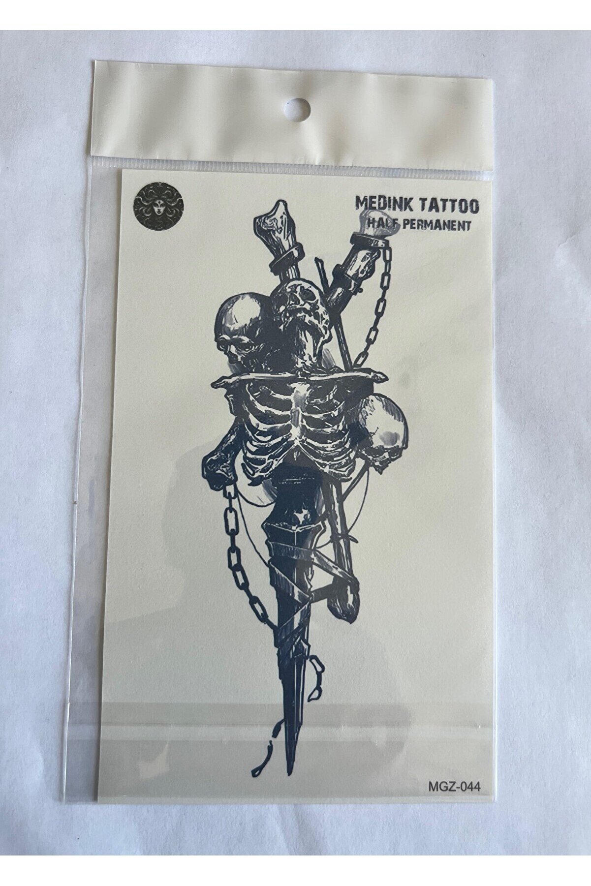 Ai̇rbrush Tattoo &Ccedil;eli̇şki̇ 4 Adet Bi̇rden3 Hafta Kalıcı Ge&ccedil;i̇ci̇ Yapıştırma D&ouml;vme 18X11 Cm