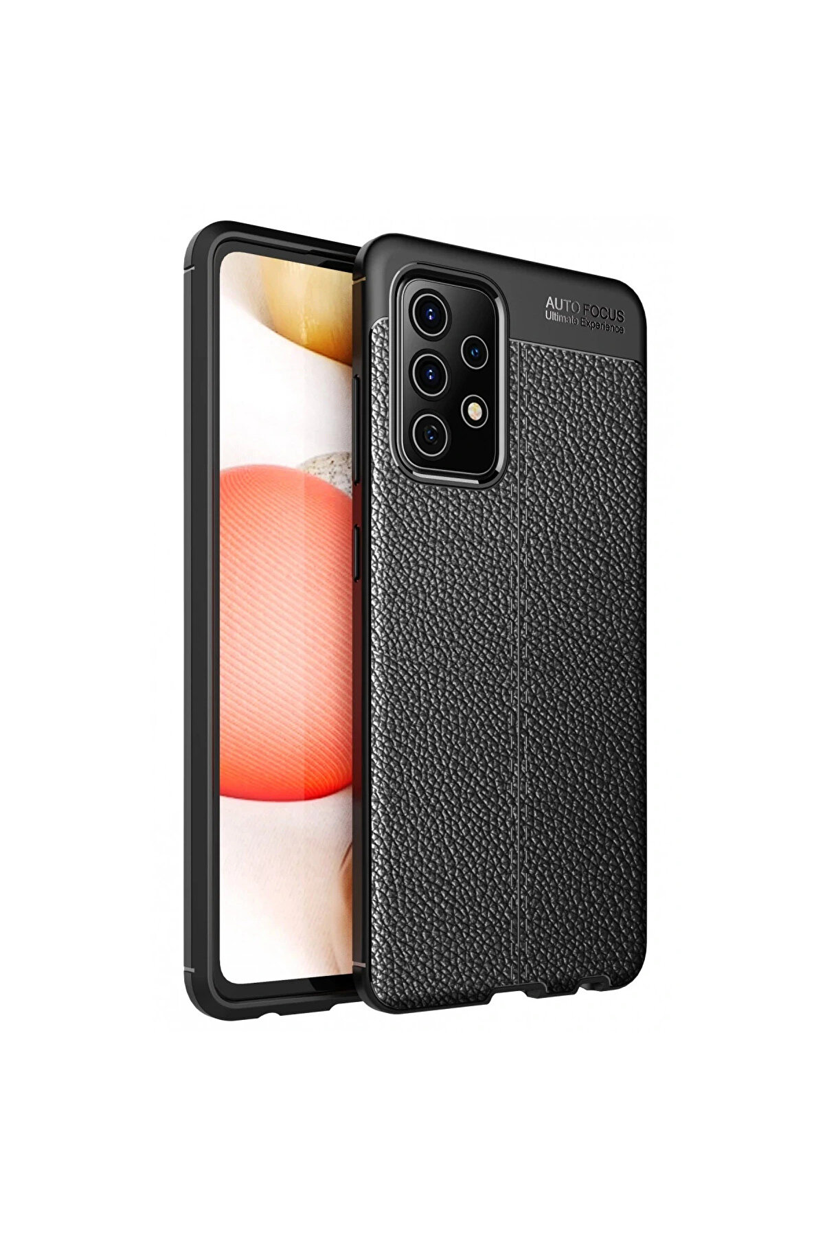 Samsung Galaxy A52 Kılıf Auto Focus Kapak - Si̇yah