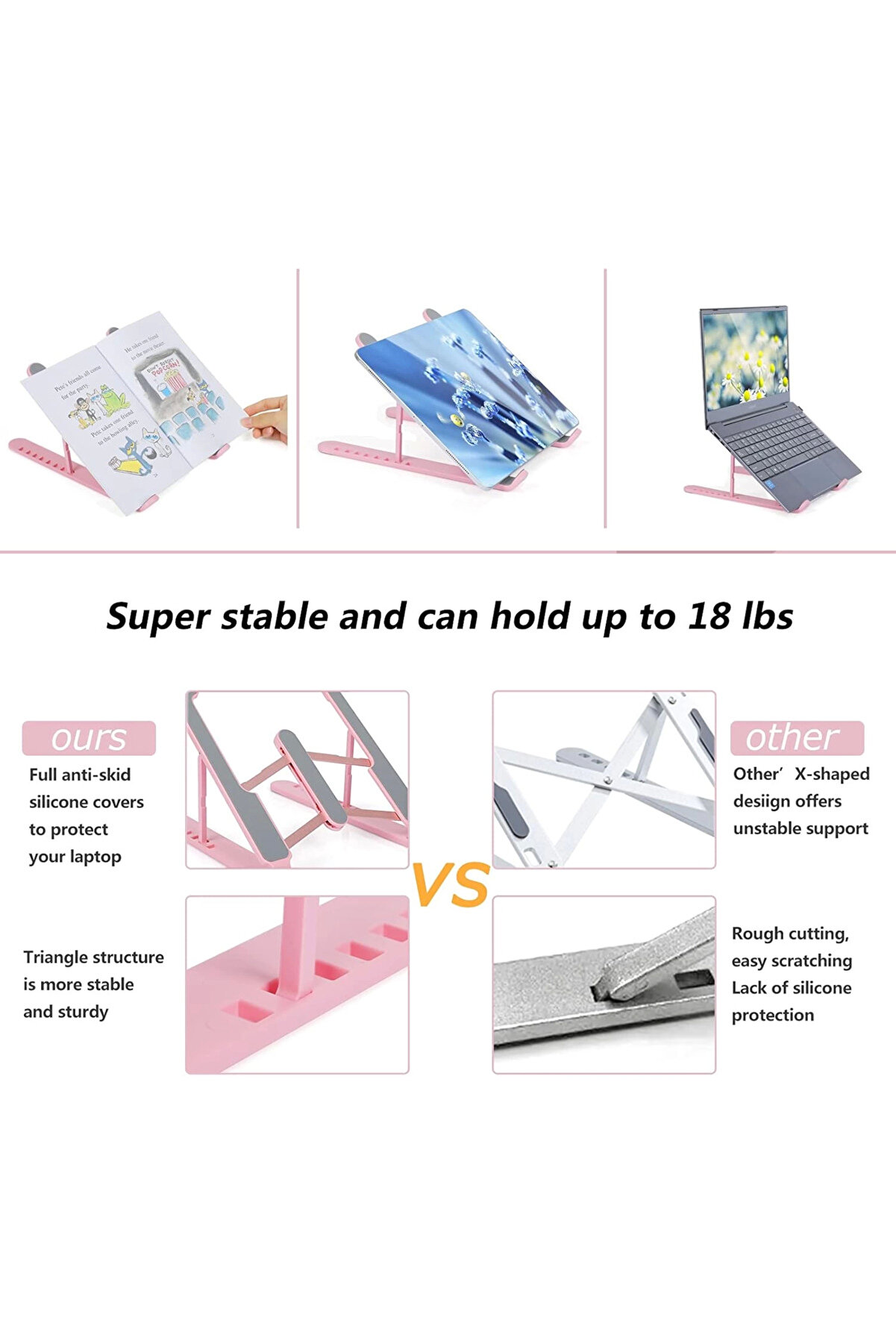 Ayarlanabi̇li̇r Laptop Standı 7 Kademe