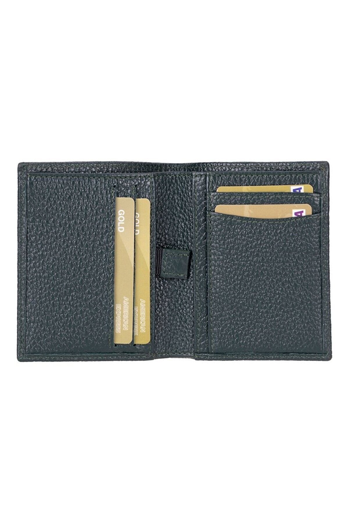 gizmurstore Purahide Deri Cüzdan, 7 Adet Kart Bölmesi, Dokulu Siyah