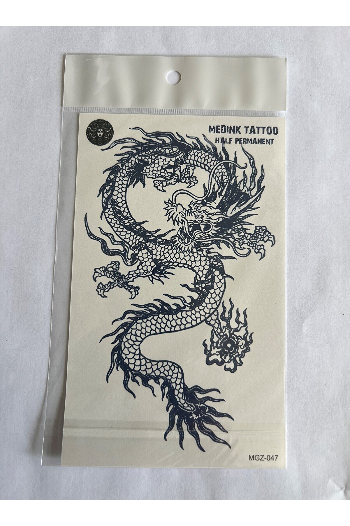 Ai̇rbrush Tattoo Vahşi̇ 4 Adet Bi̇rden3 Hafta Kalıcı Ge&ccedil;i̇ci̇ Yapıştırma D&ouml;vme 18X11 Cm