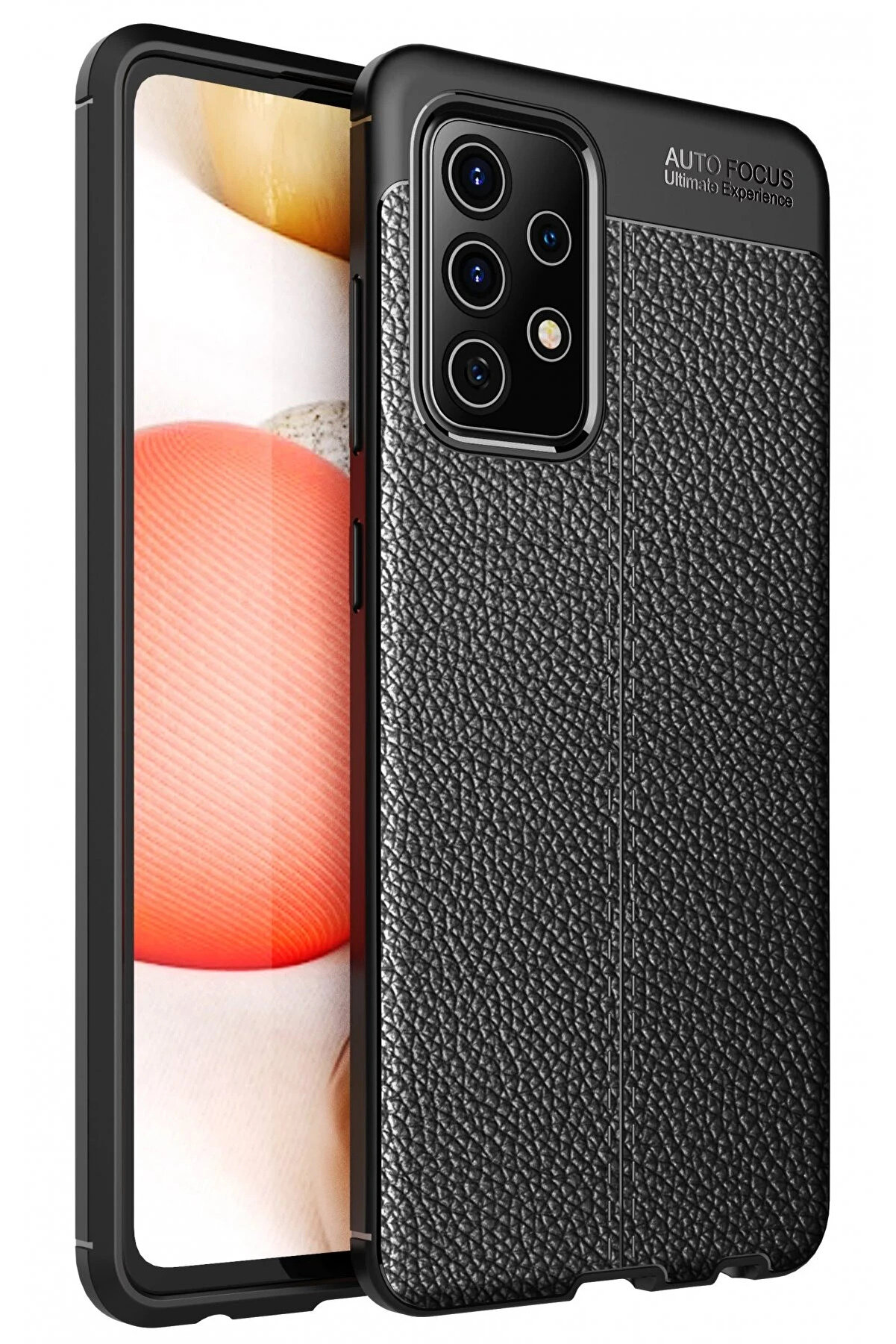 CepteToptan Samsung Galaxy A52 Kılıf Auto Focus Kapak - Siyah
