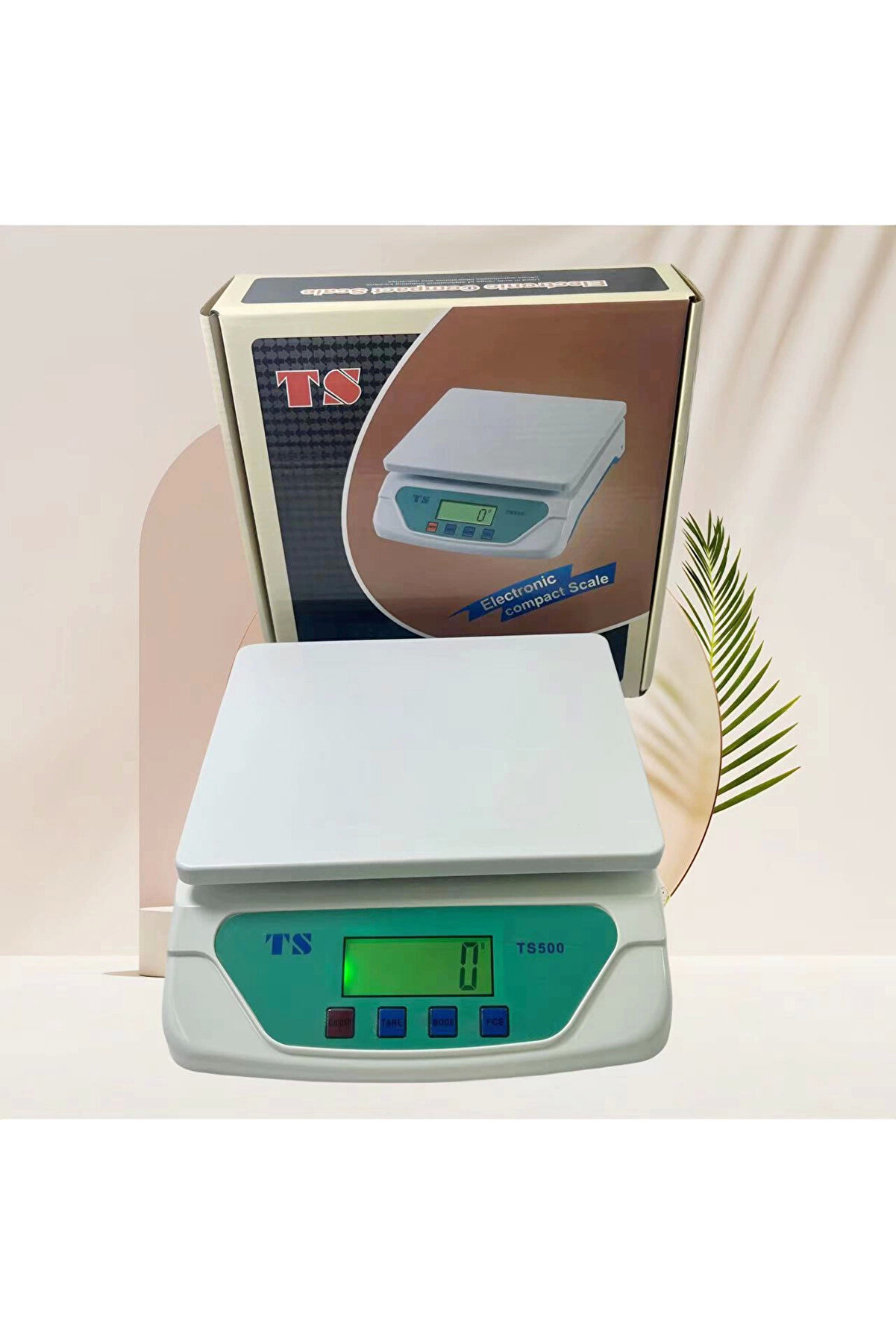 Ts-500 Di̇ji̇tal Terazi̇ - Lcd Ekran, Dara Alma, Sayım Fonksi̇yonlu, Yüksek Hassasi̇yetli̇ Tartım Ci̇hazı