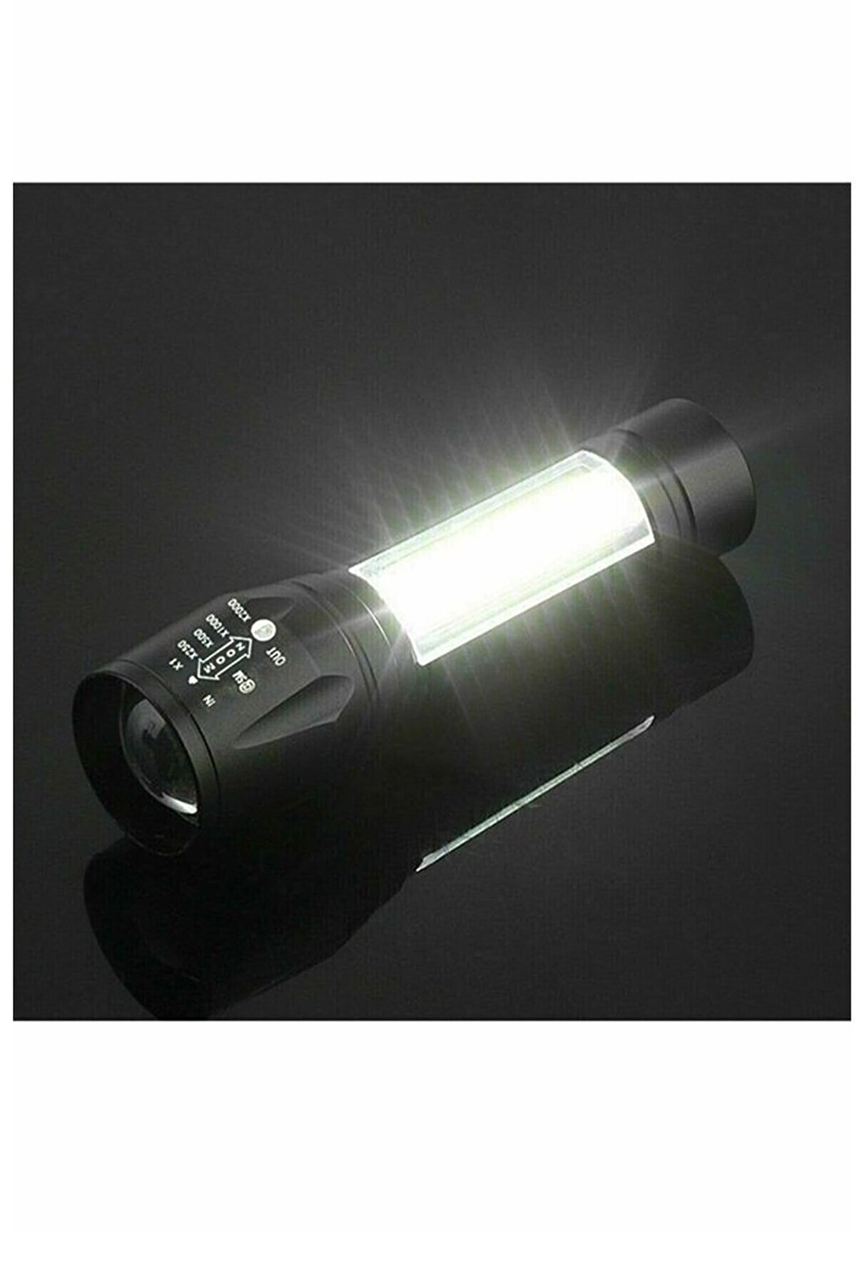 Uzaktan Kumandalı 3 Lü Spot Led Lamba Kablosuz Pi̇lli̇ Işıldak