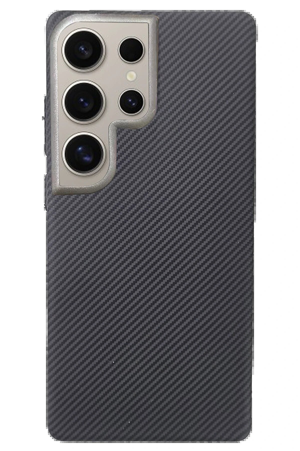 Samsung Galaxy S24 Ultra Besa Magsafe Kapak - Si̇yah - Dropx8607-5748