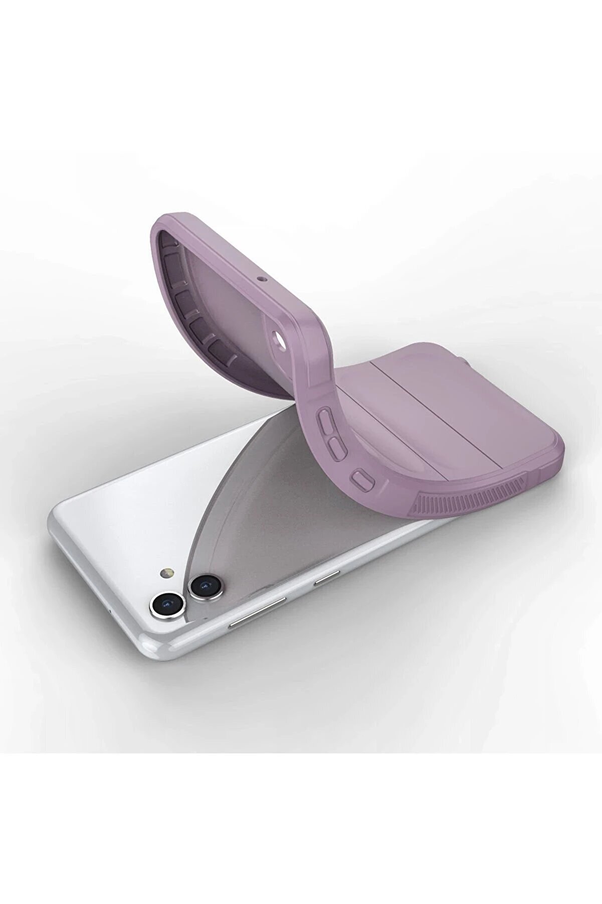 Samsung Galaxy A04 Kılıf Opti̇mum Si̇li̇kon - Mor - Dropx3405-8898