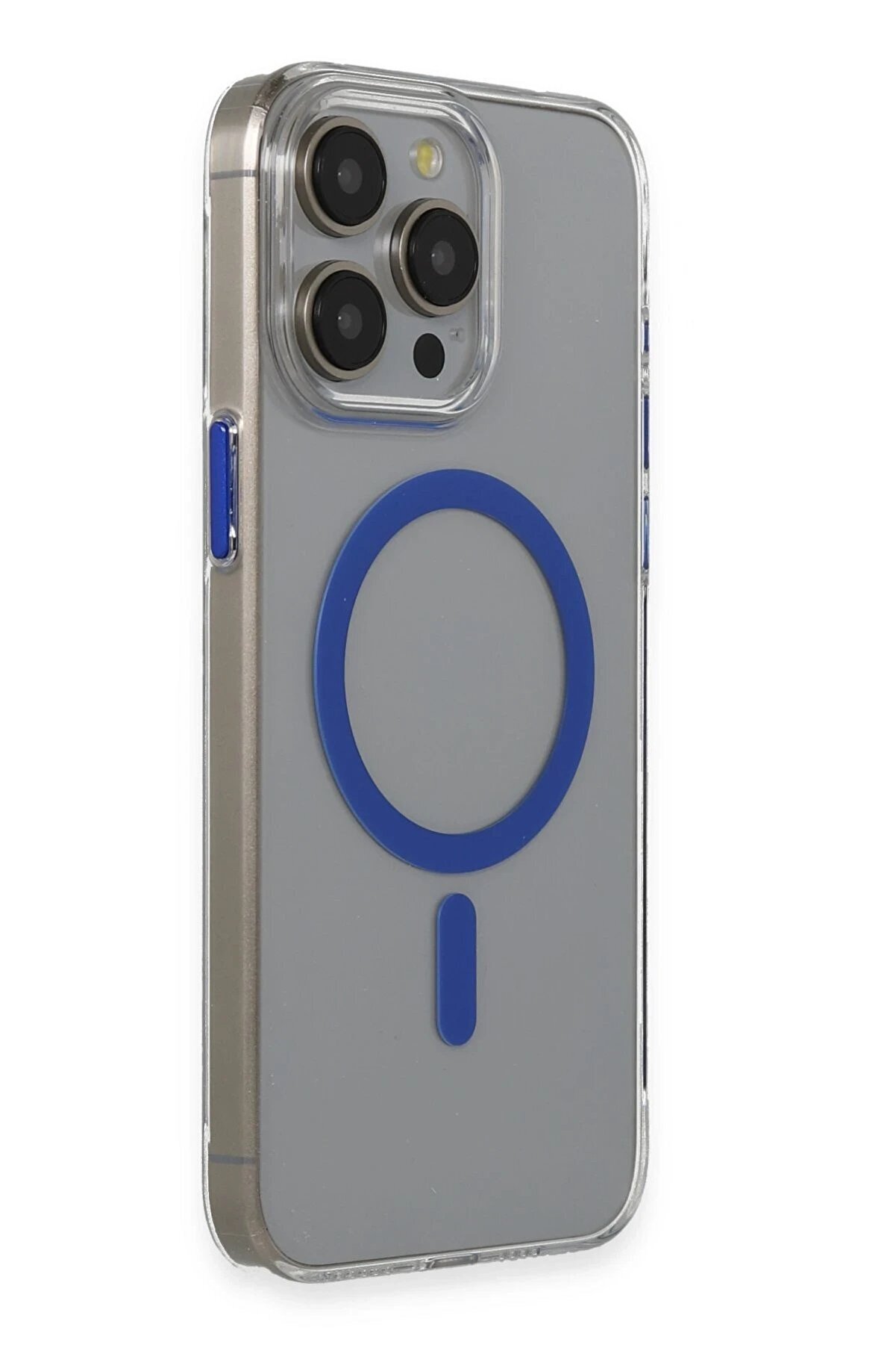 İphone 15 Pro Max Bubble Magsafe Kapak - Laci̇vert - Dropx5669-5937