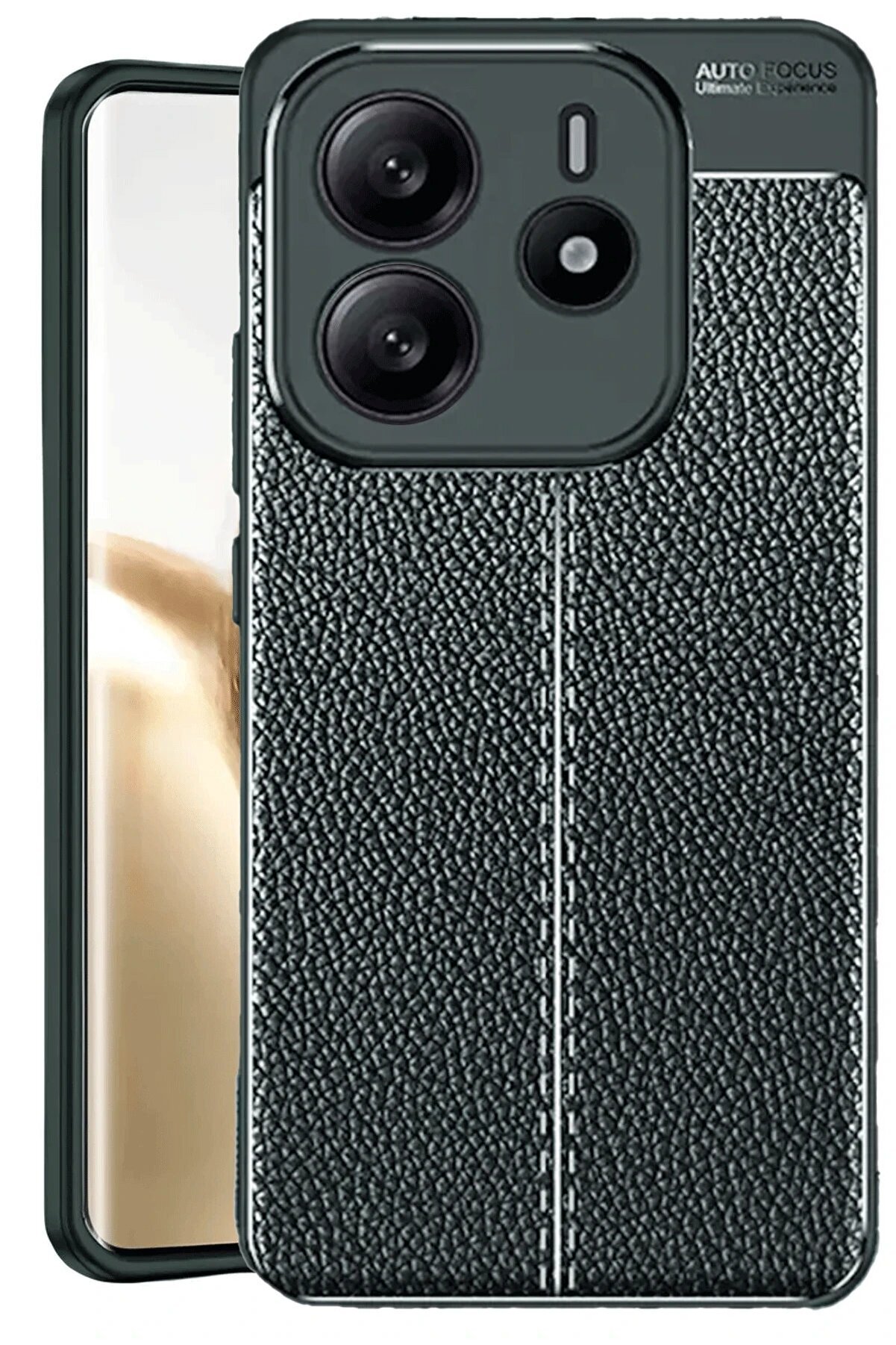 Xi̇aomi̇ Redmi̇ Note 14 4G Kılıf Auto Focus Kapak - Koyu Yeşi̇l - Dropx7939-3431