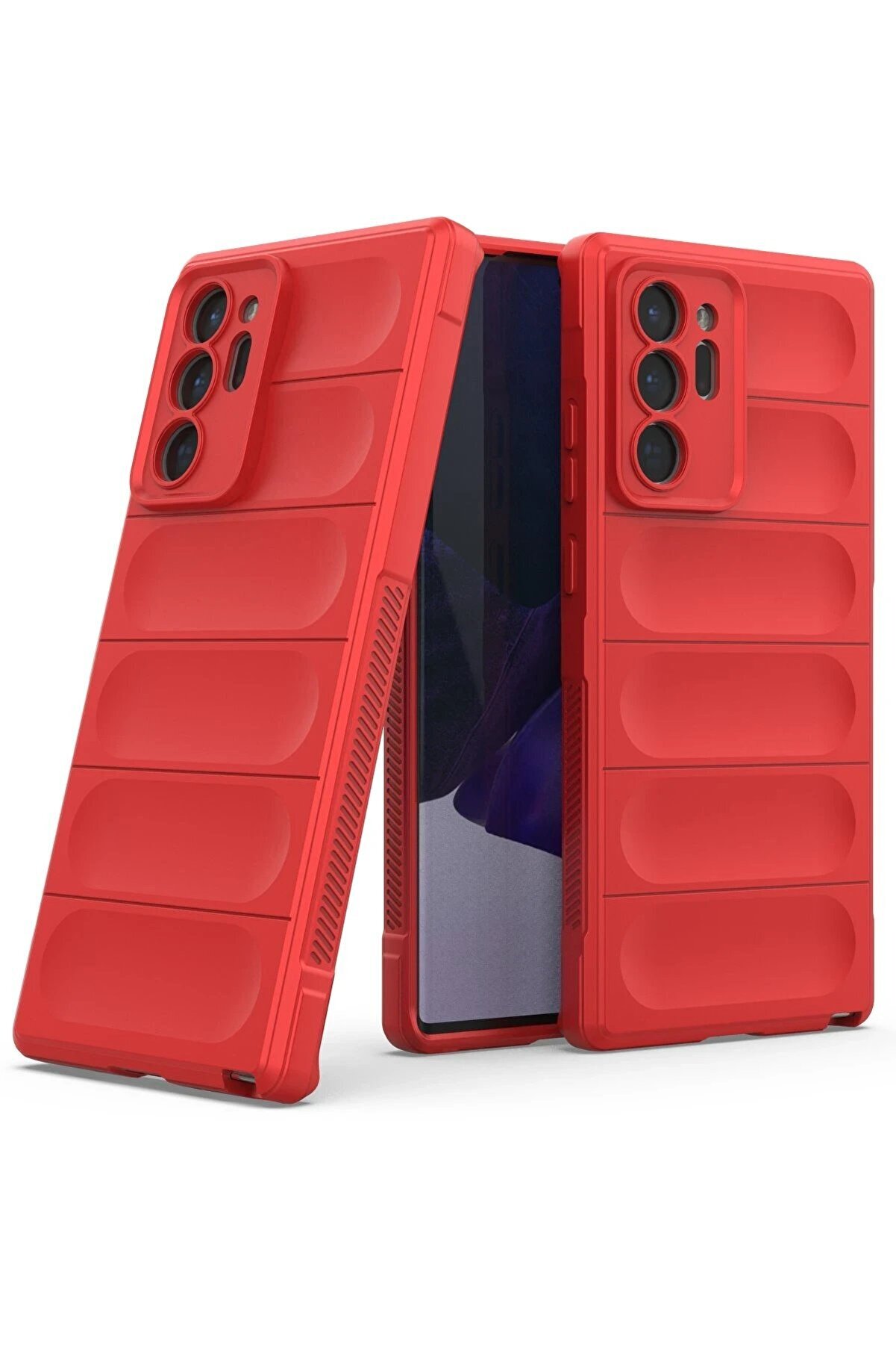 Samsung Galaxy Note 20 Ultra Kılıf Opti̇mum Si̇li̇kon - Kırmızı - Dropx9396-2198