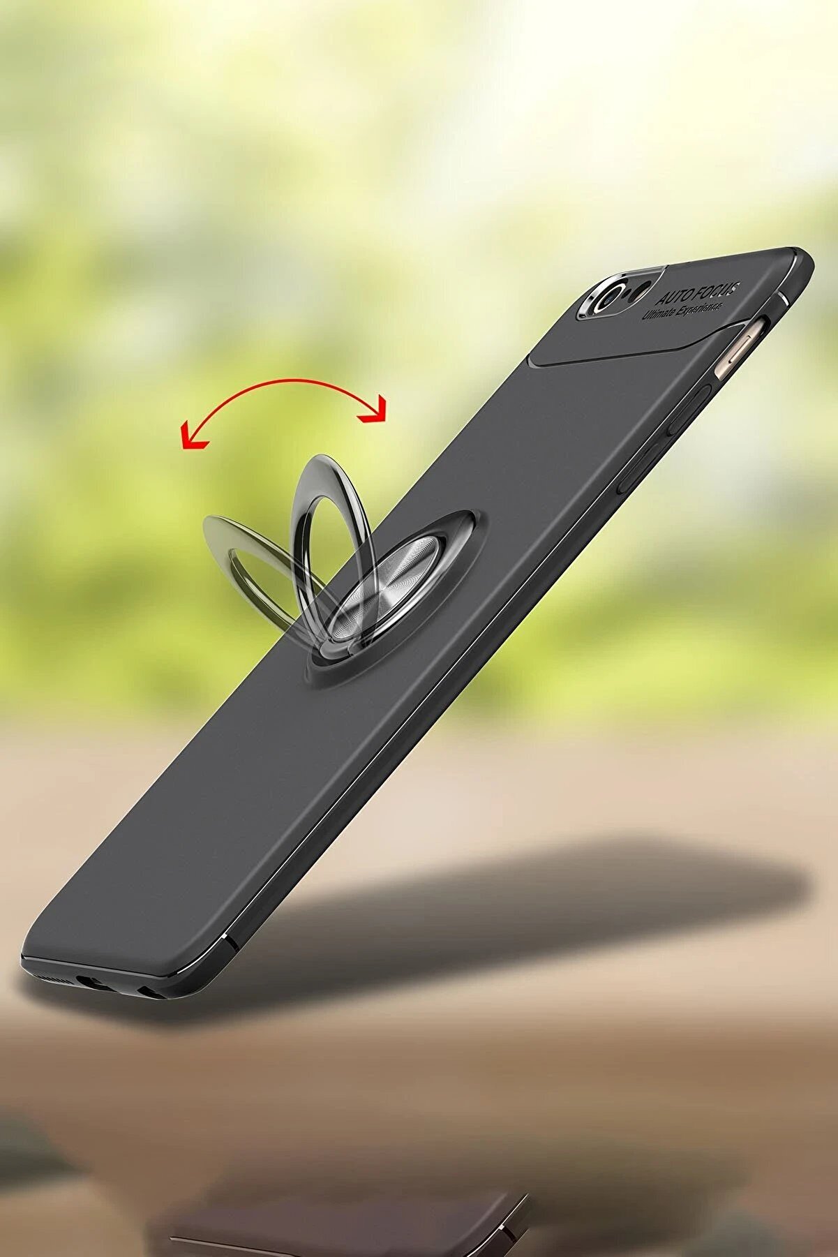 İphone 6 Kılıf Range Yüzüklü Si̇li̇kon - Kırmızı - Dropx3281-2277