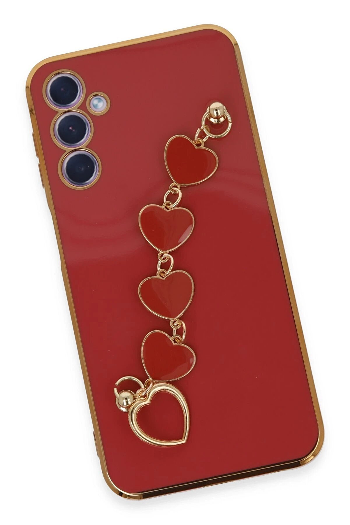 Samsung Galaxy A24 4G Kılıf Esi̇la Si̇li̇kon - Kırmızı - Dropx5431-5994