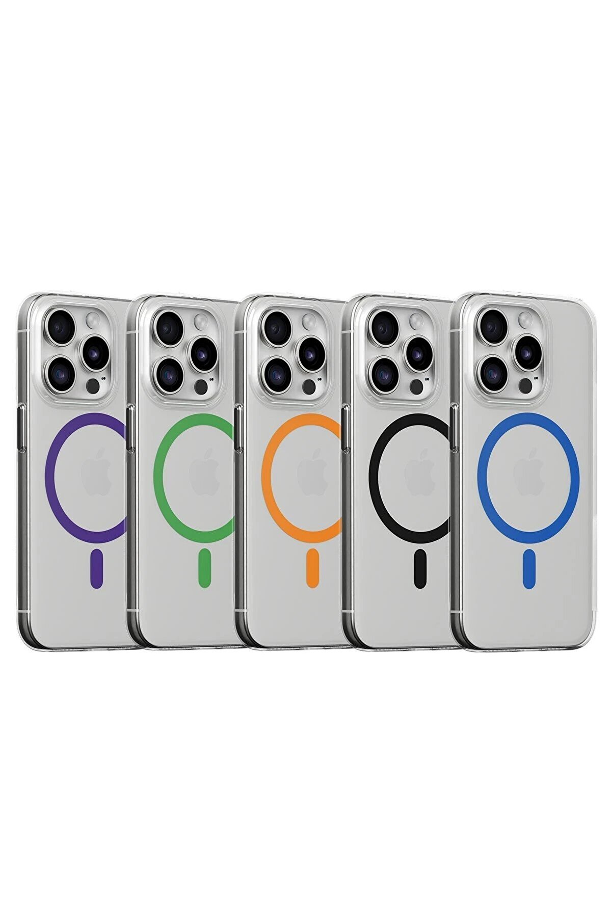 İphone 15 Pro Max Kılıf Bubble Magsafe Kapak - Si̇yah - Dropx8284-7347