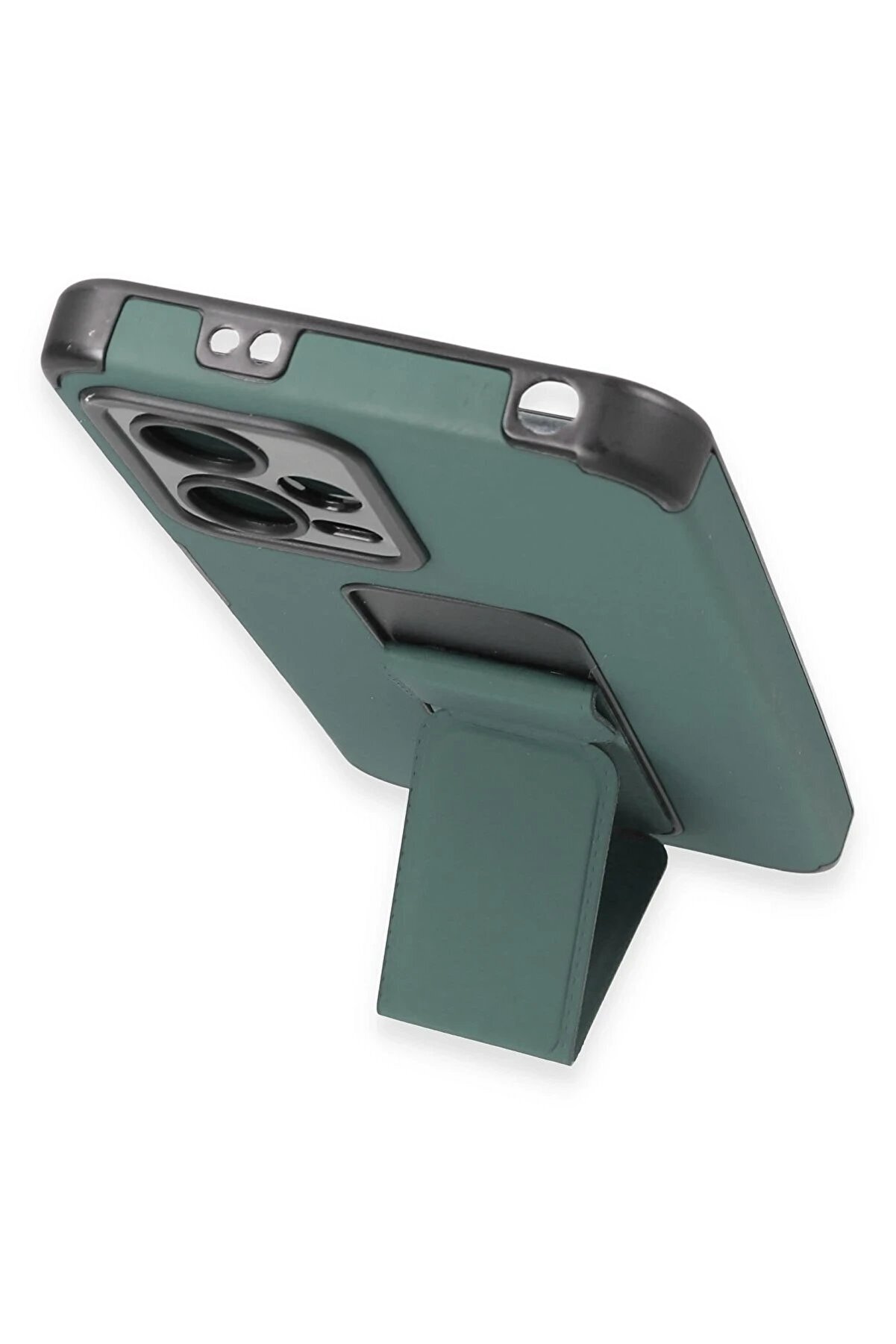 Xi̇aomi̇ Poco X5 5G Kılıf Mega Standlı Si̇li̇kon - Yeşi̇l - Dropx1179-4937