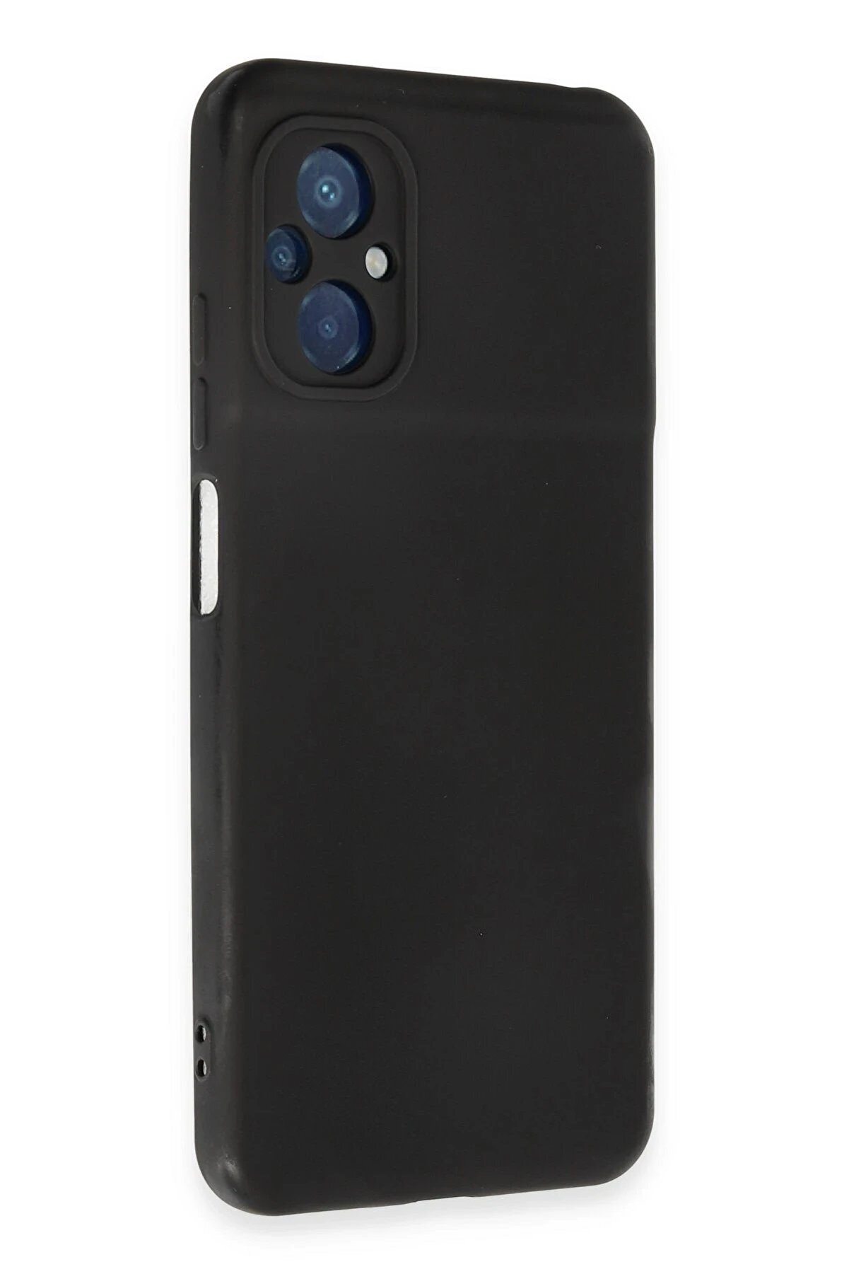 Xi̇aomi̇ Poco M5 Kılıf Nano İçi̇ Kadi̇fe Si̇li̇kon - Si̇yah - Dropx6225-9842