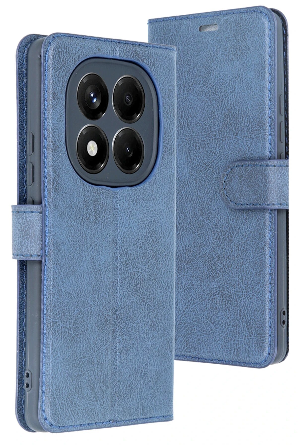 Xi̇aomi̇ Redmi̇ Note 14 4G Kılıf Trend S Plus Kapaklı Kılıf - Laci̇vert - Dropx3093-7621