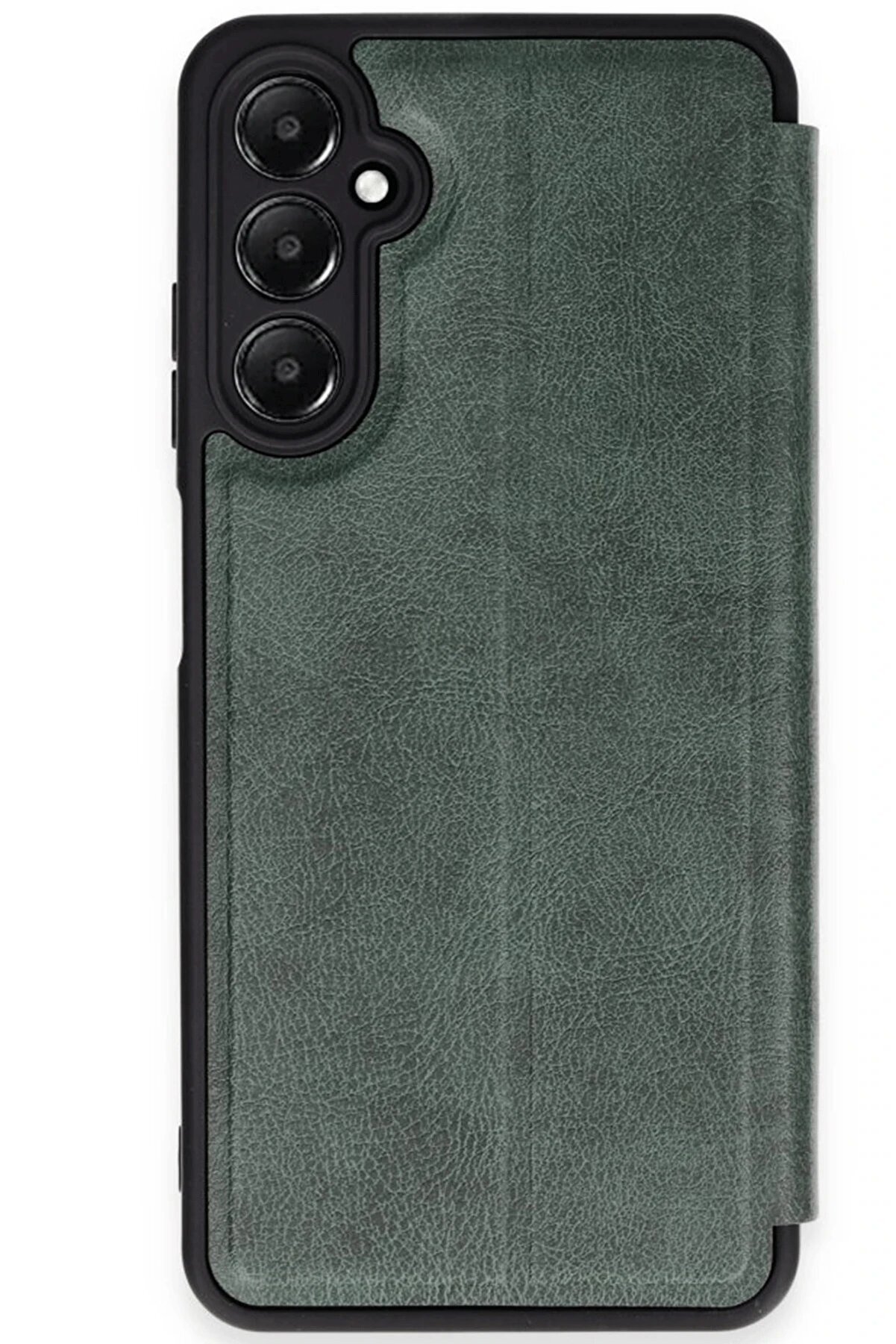 Samsung Galaxy A36 Kılıf Fli̇p Cover - Koyu Yeşi̇l - Dropx3417-9176