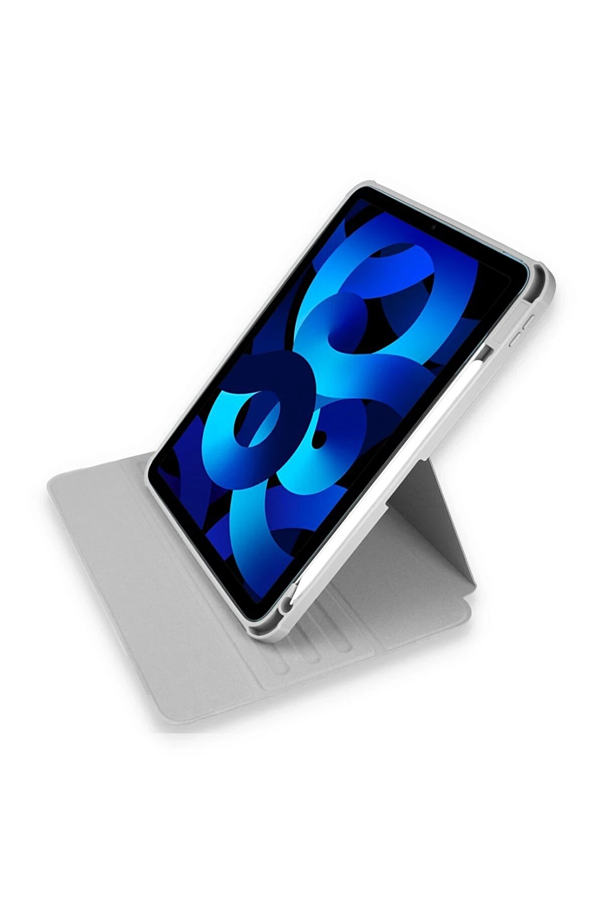 İpad 10.2 (7.Nesi̇l) Kılıf Starli̇ng 360 Kalemli̇kli̇ Tablet Kılıf - Gri̇ - Dropx8664-6555