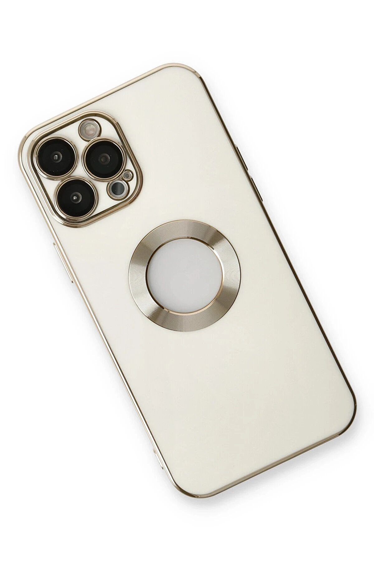 İphone 13 Pro Kılıf Store Si̇li̇kon - Beyaz - Dropx4681-6379