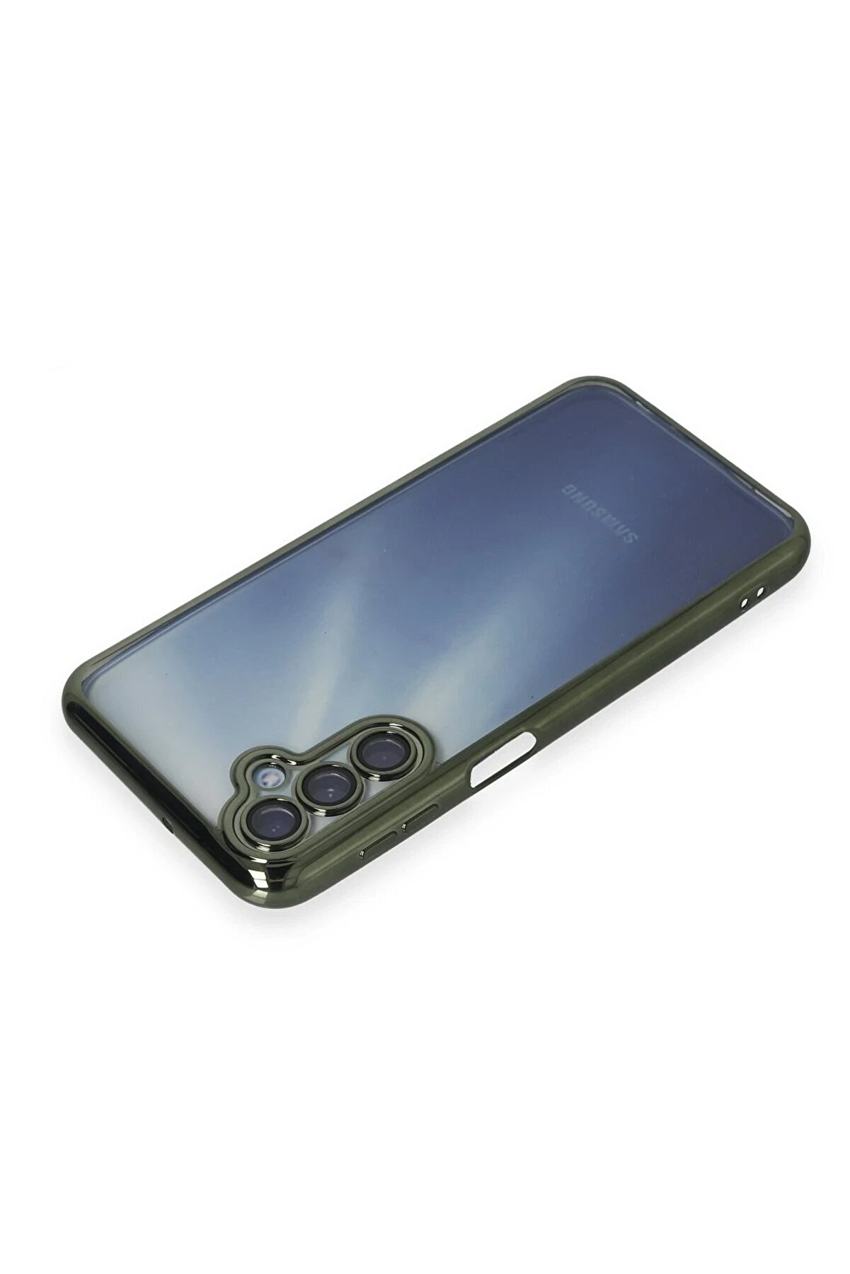 Samsung Galaxy A55 5G Kılıf Lensli̇ Si̇li̇kon - Yeşi̇l - Dropx4197-9776