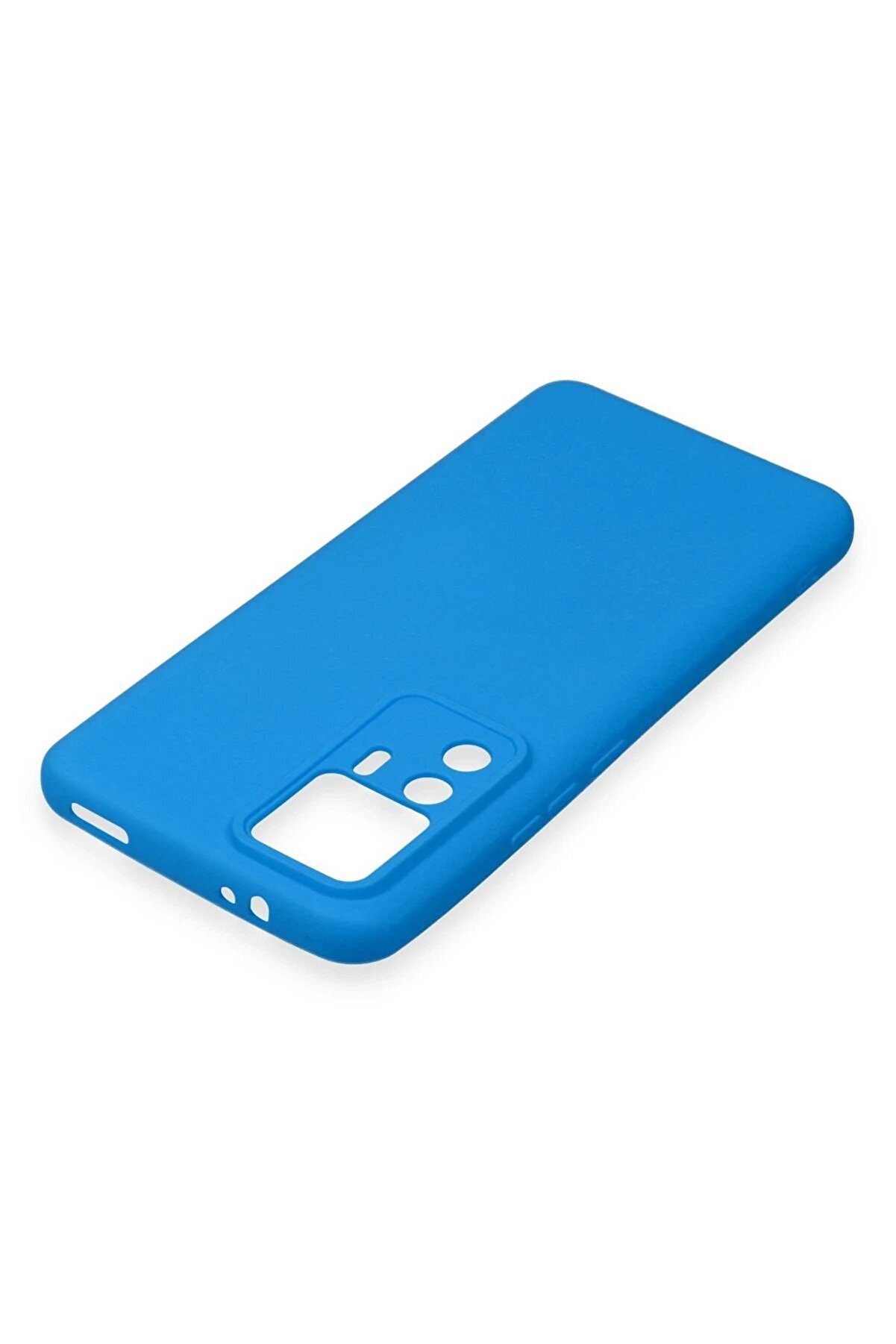 Xi̇aomi̇ Mi̇ 12T Pro Kılıf Nano İ&ccedil;i̇ Kadi̇fe Si̇li̇kon - Mavi̇ - Dropx9895-9508