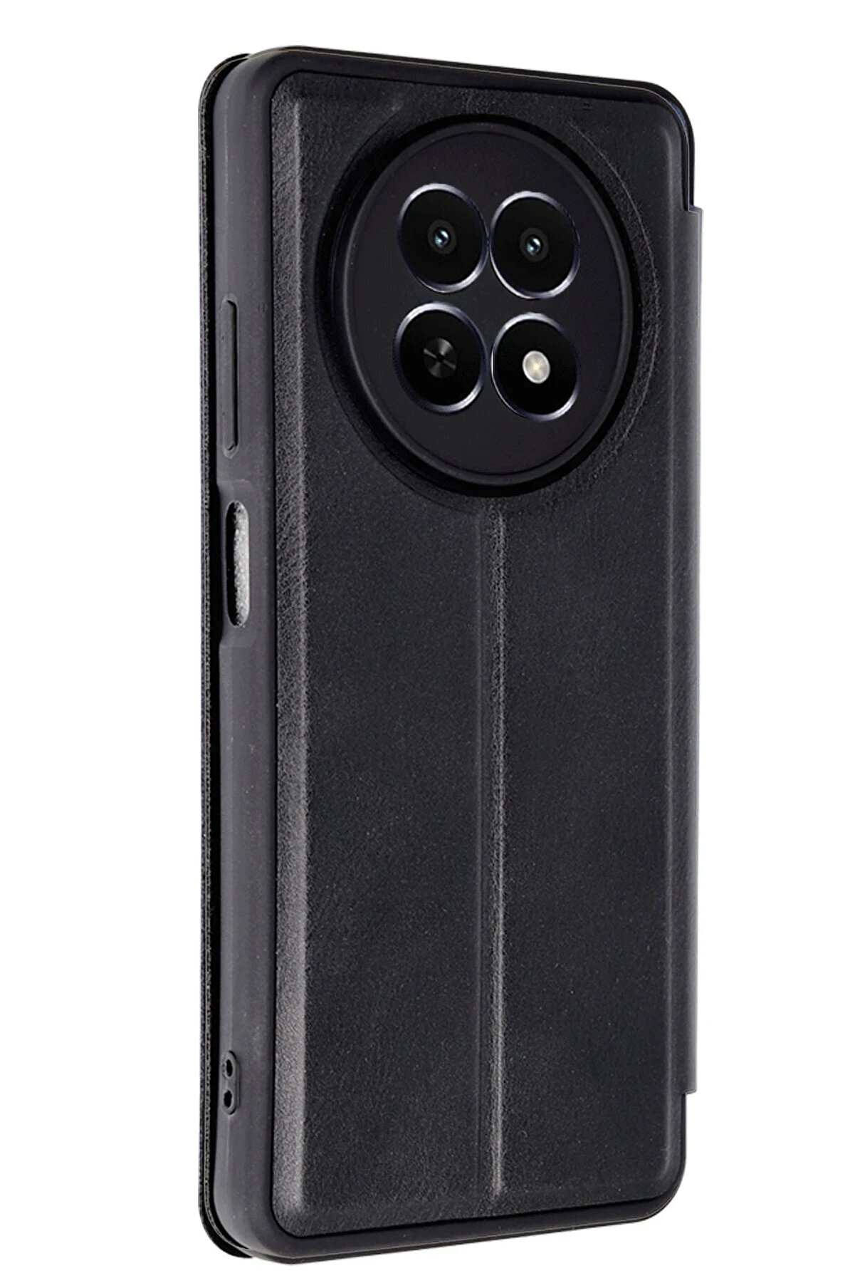 Realme 12 5G Kılıf Fli̇p Cover - Si̇yah - Dropx7121-2366