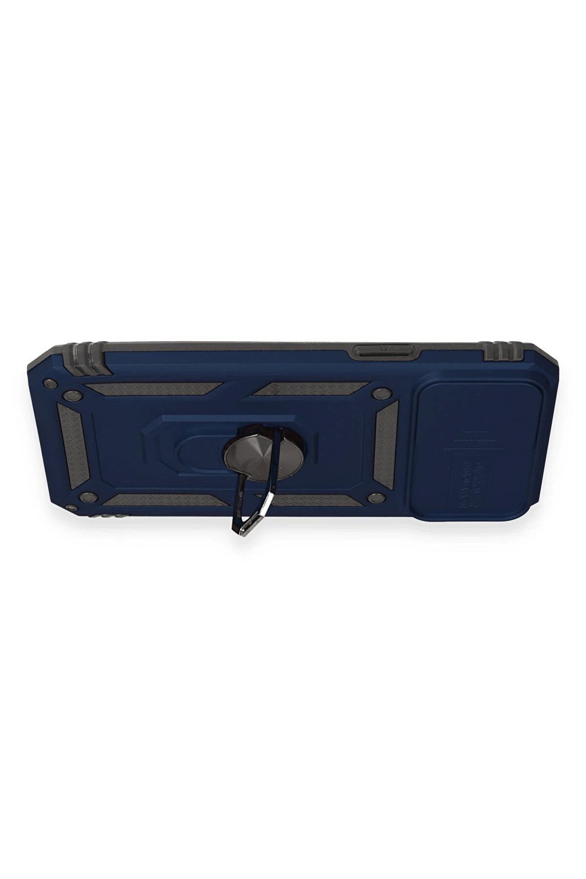 İphone 12 Pro Max Kılıf Pars Lens Yüzüklü Si̇li̇kon - Laci̇vert - Dropx1957-9193